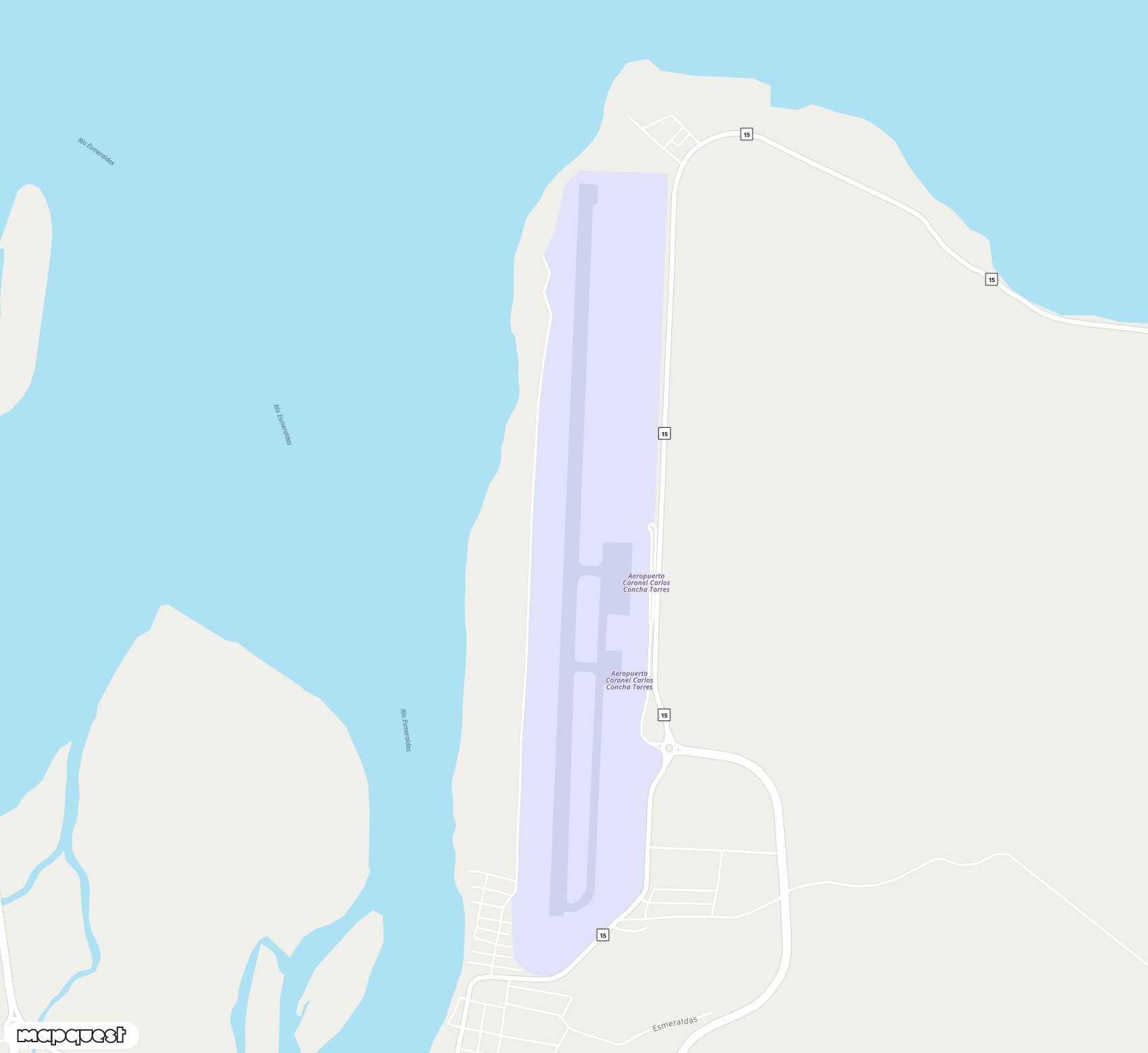 Carte de <span>Aérodrome de </span>General Rivadeneira<span>(ESM)</span>