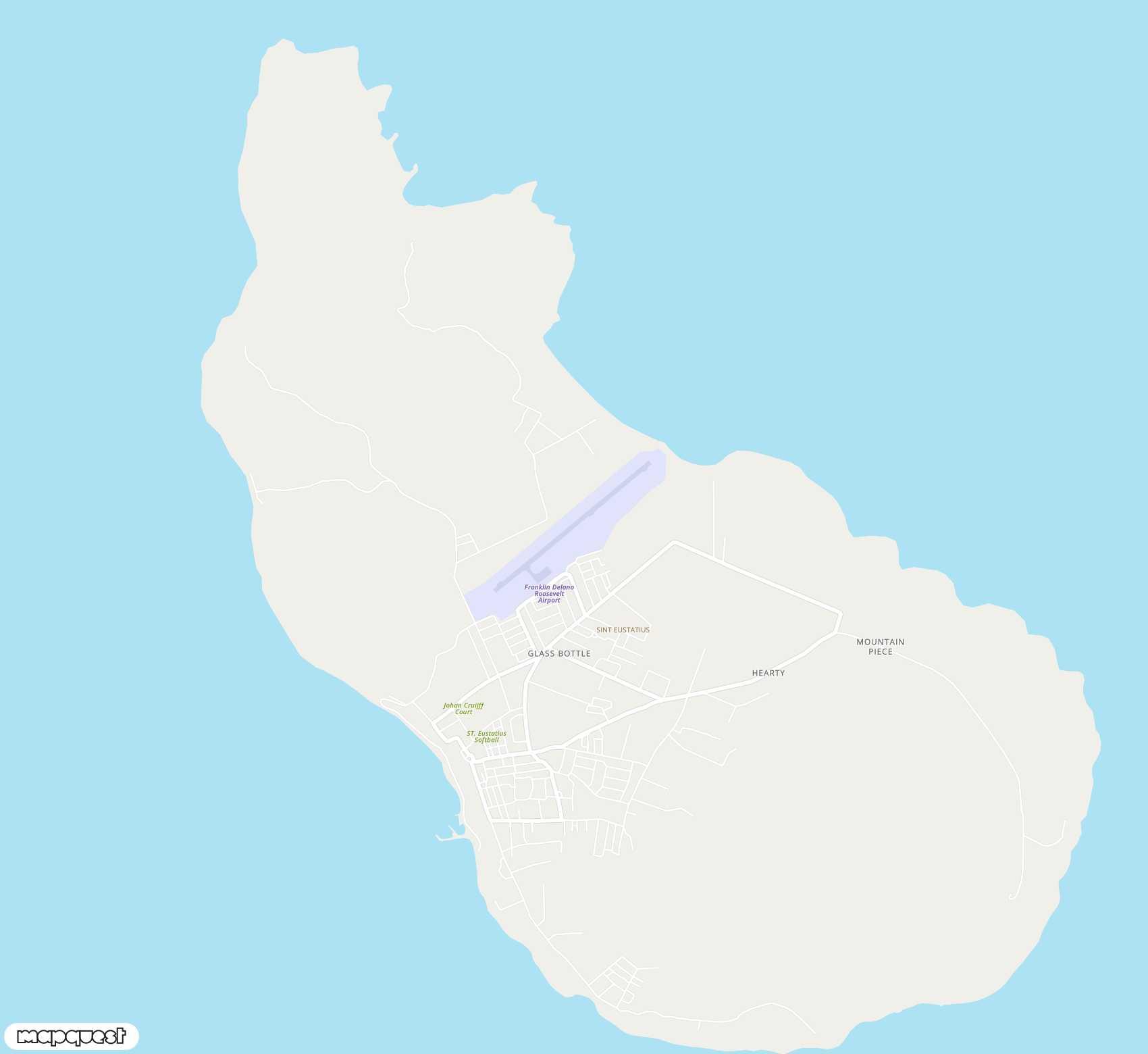 Carte de F. D. Roosevelt <span>airport (EUX)</span>