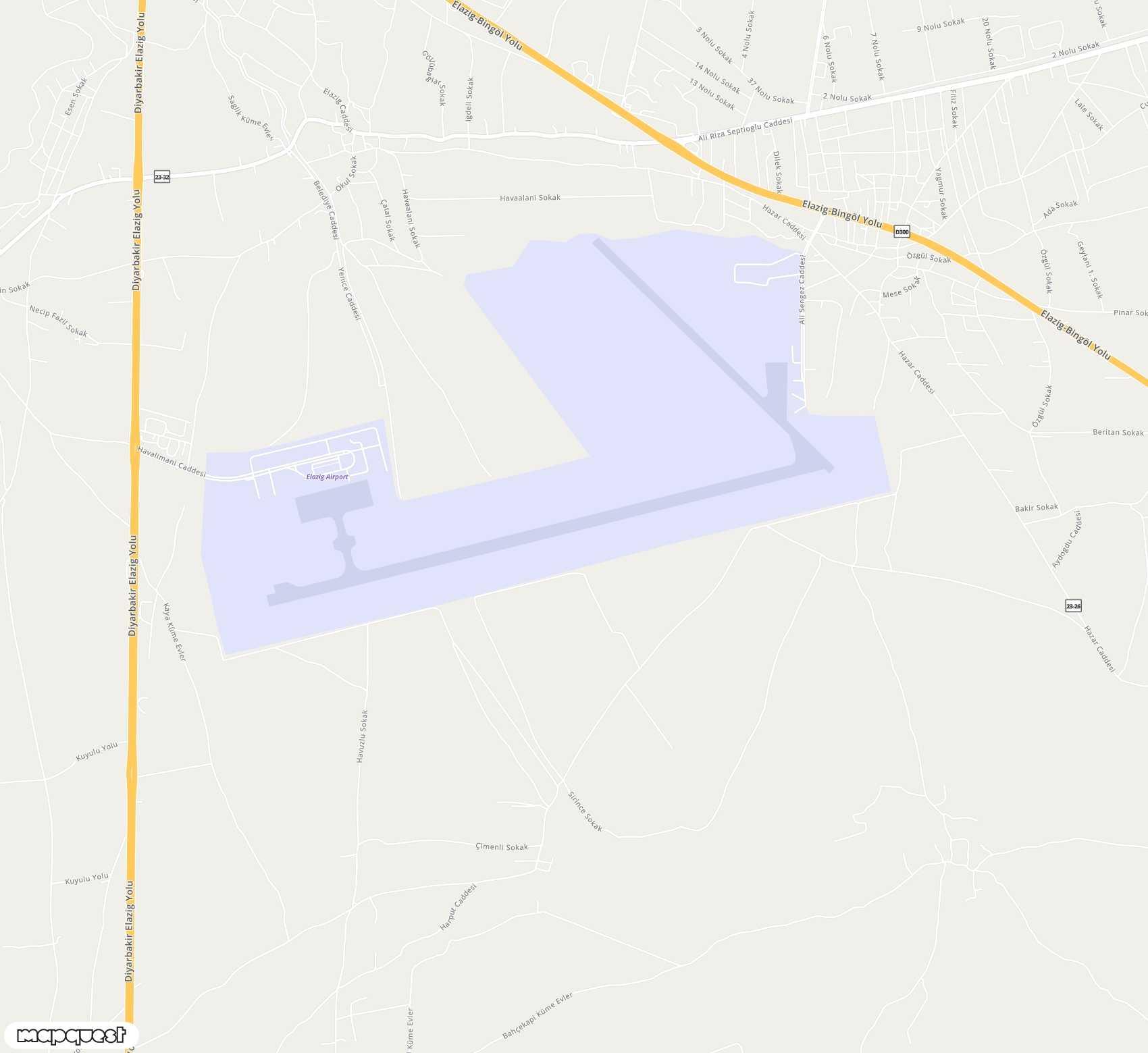 Carte de <span>Aéroport de </span>Elaz??<span>(EZS)</span>