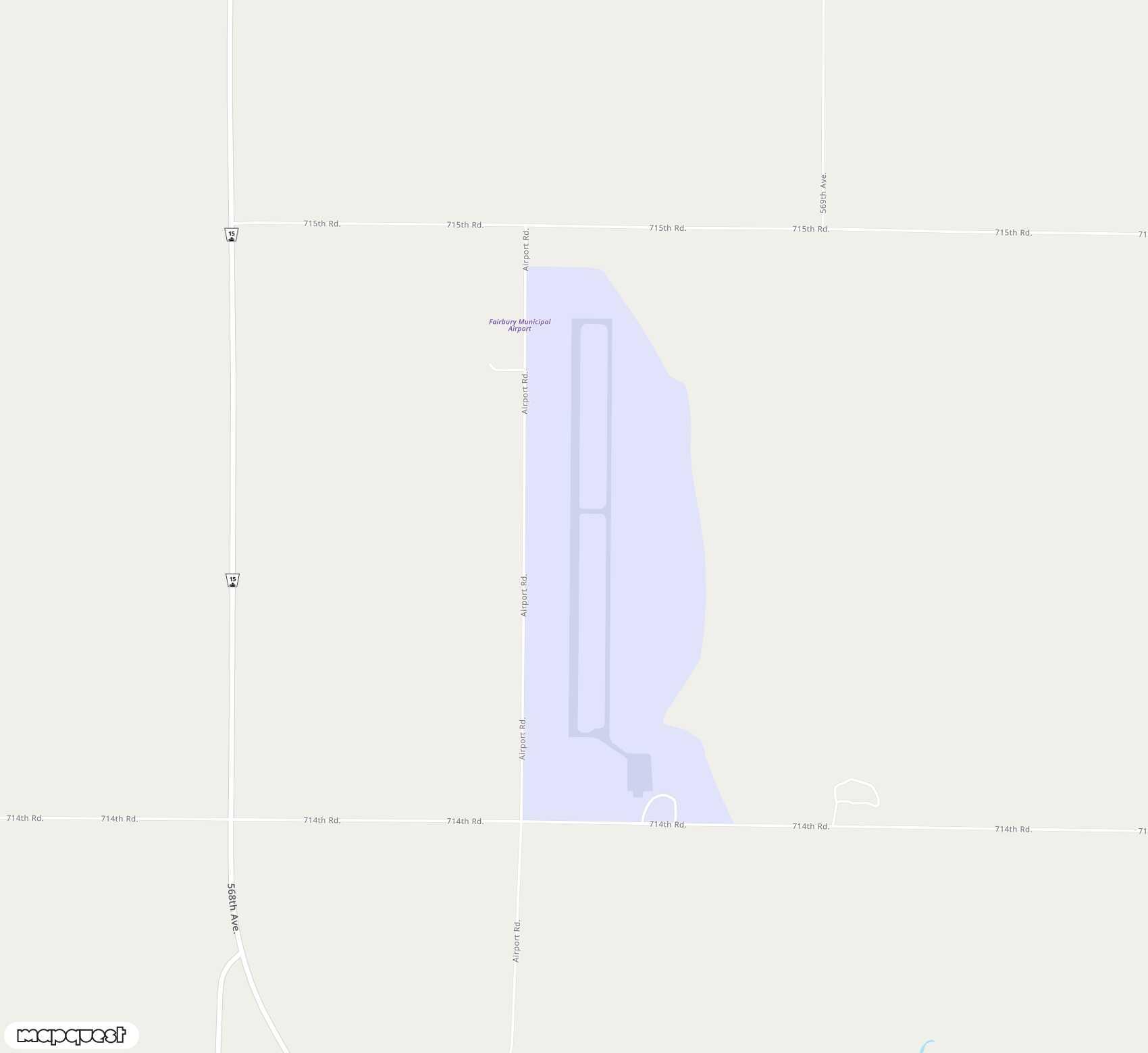 Carte de <span>Aérodrome de </span>Fairbury Municipal<span>(FBY)</span>