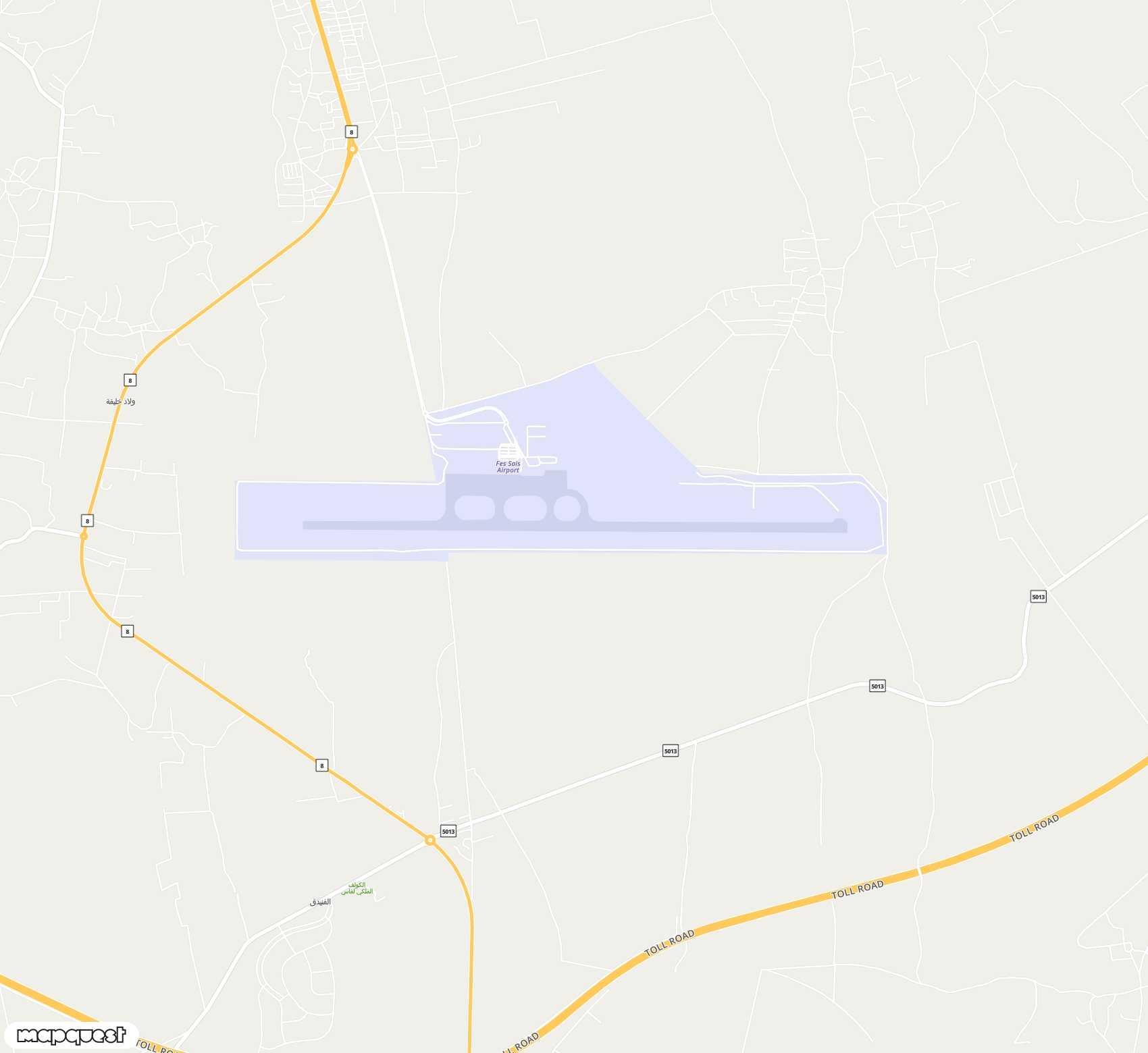 Carte de Saïss <span>airport (FEZ)</span>