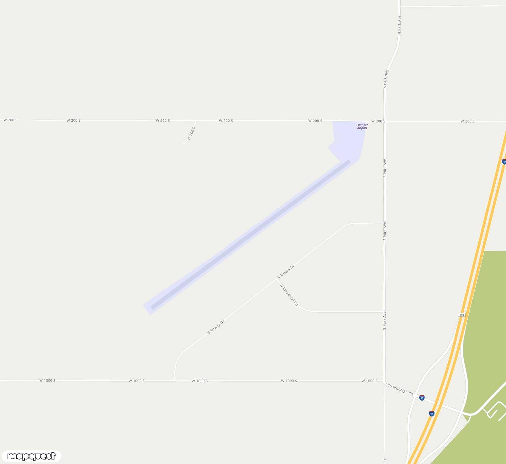 Carte de <span>Aérodrome de </span>Fillmore Municipal<span>(FIL)</span>