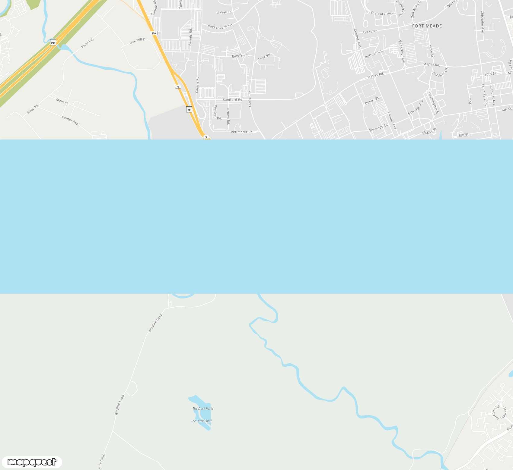 Carte de <span>Aéroport de </span>Tipton<span>(FME)</span>