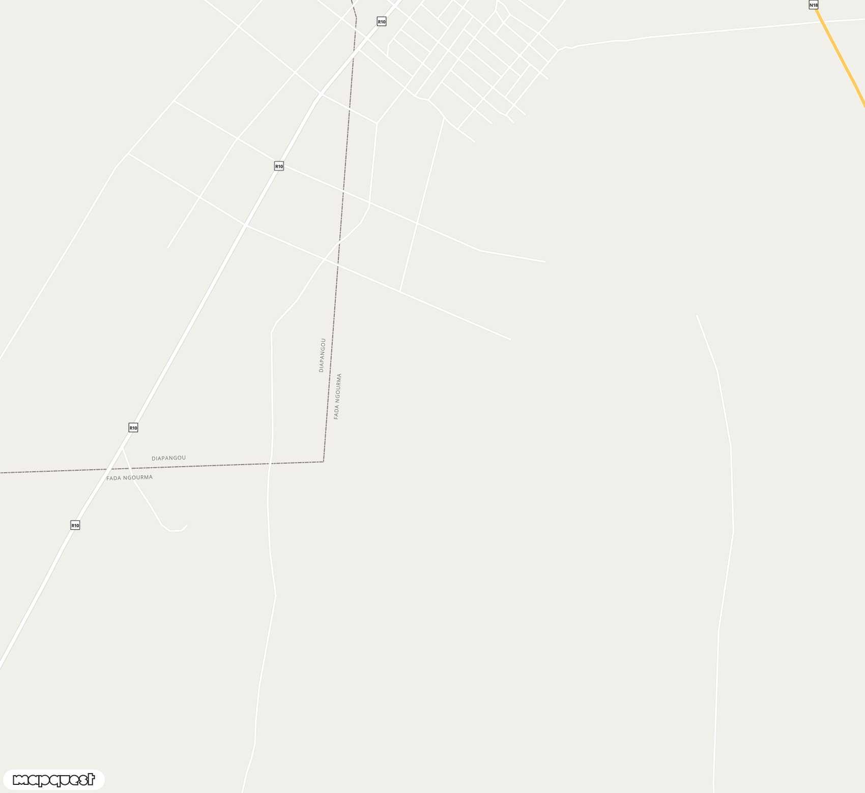 Carte de <span>Aérodrome de </span>Fada N'gourma<span>(FNG)</span>