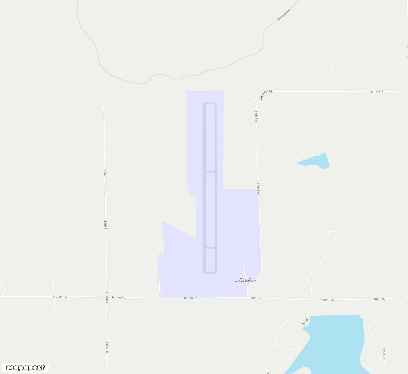 Carte de <span>Aérodrome de </span>Fort Scott Municipal<span>(FSK)</span>