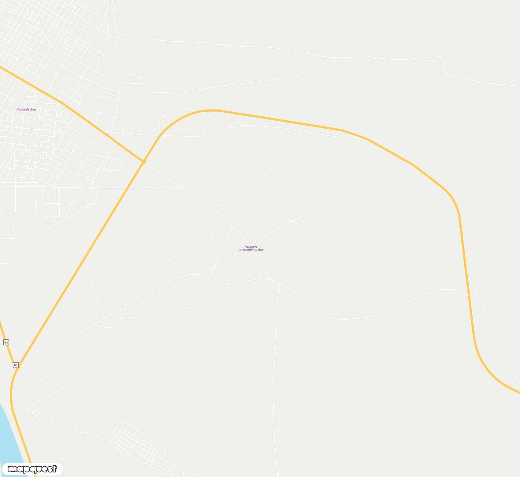 Carte de Gao <span>airport (GAQ)</span>