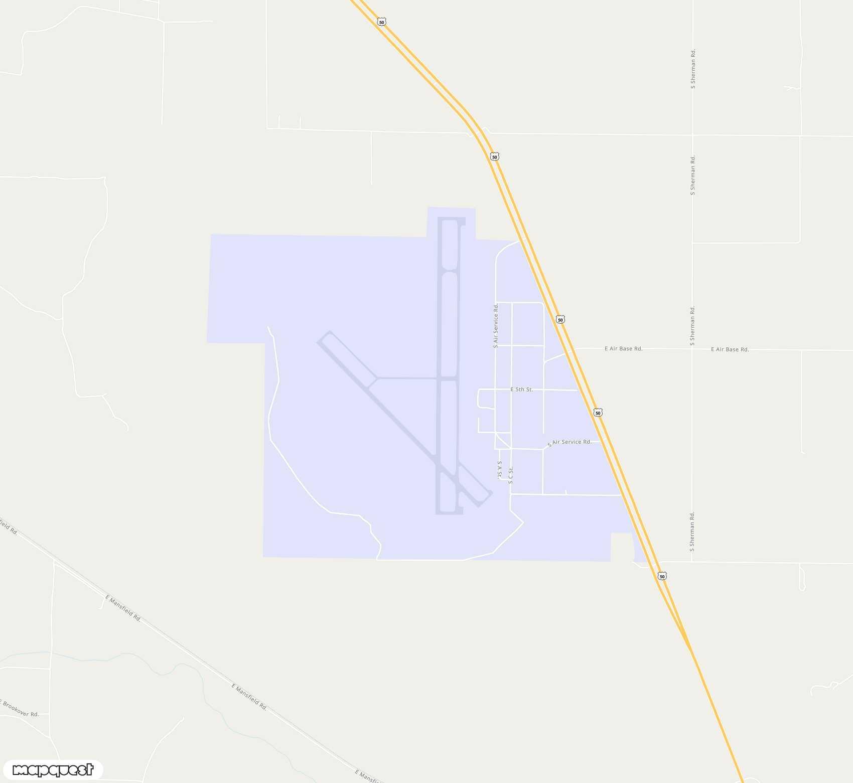 Carte de <span>Aéroport de </span>Garden City Regional<span>(GCK)</span>