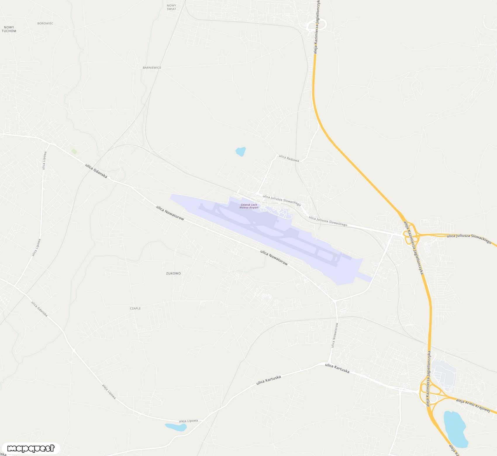 Carte de Gda?sk Lech Wa??sa <span>international airport (GDN)</span>