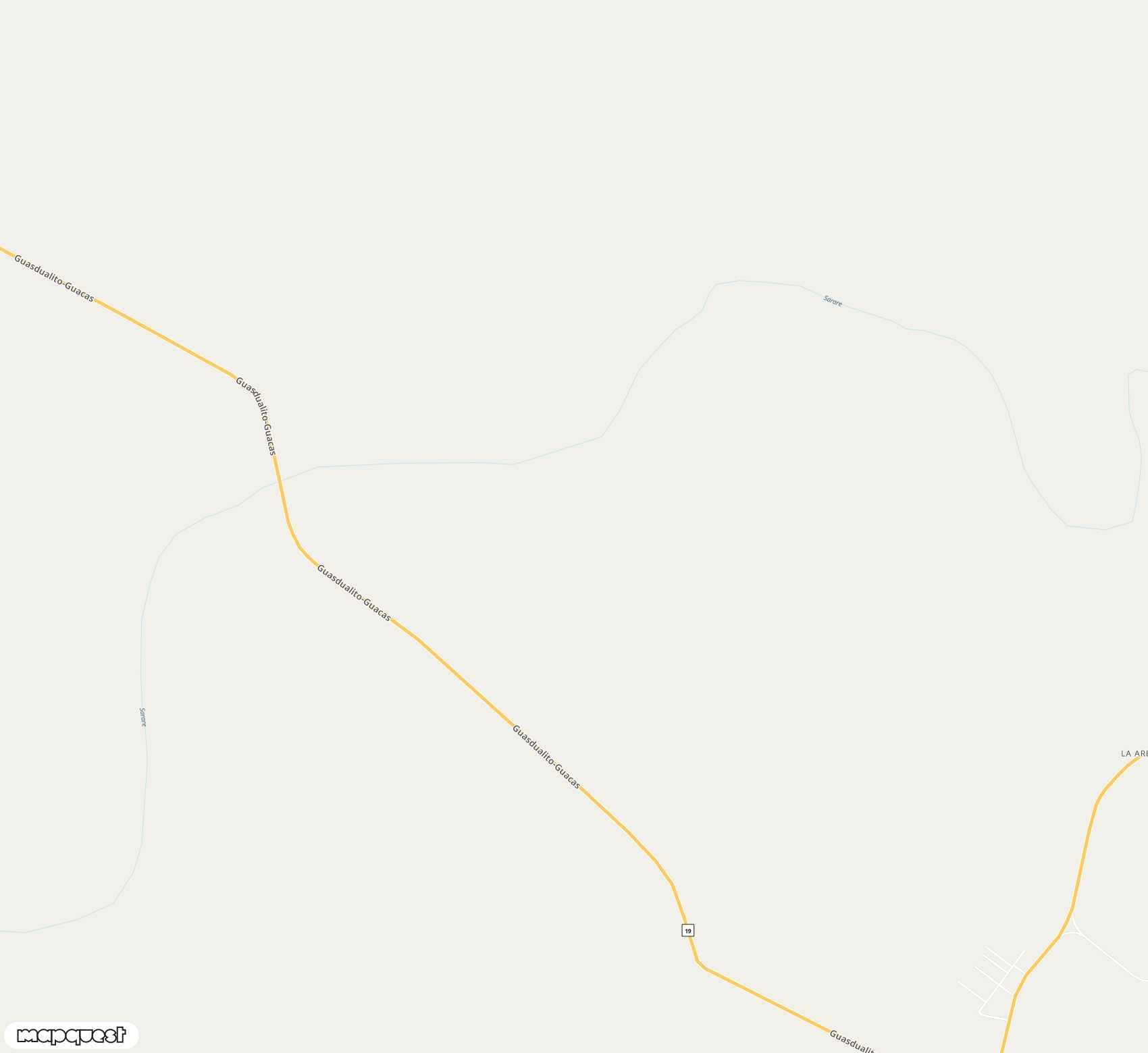 Carte de Guasdalito <span>airport (GDO)</span>