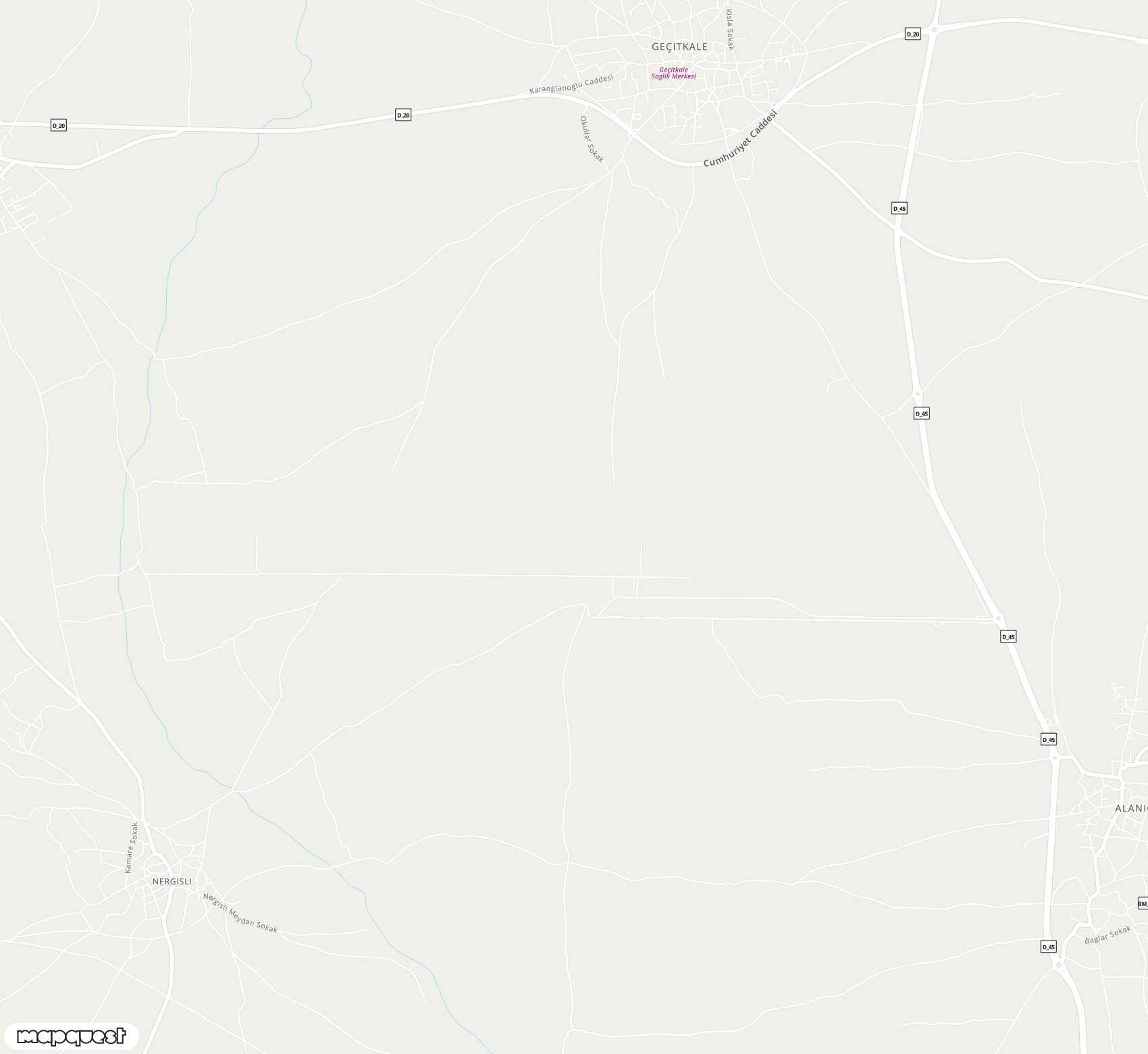 Carte de <span>Aéroport de </span>Lefkoniko / Geçitkale Air Base<span>(GEC)</span>