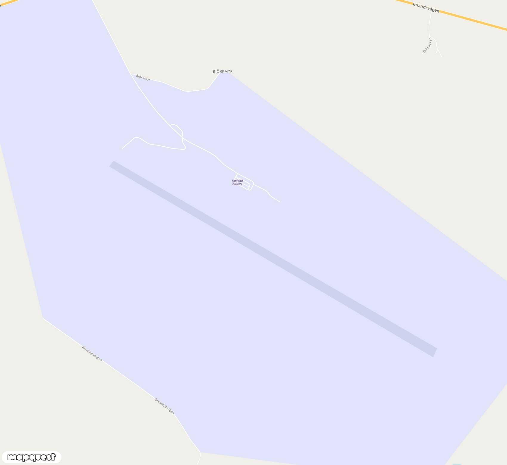 Carte de <span>Aéroport de </span>Gällivare<span>(GEV)</span>