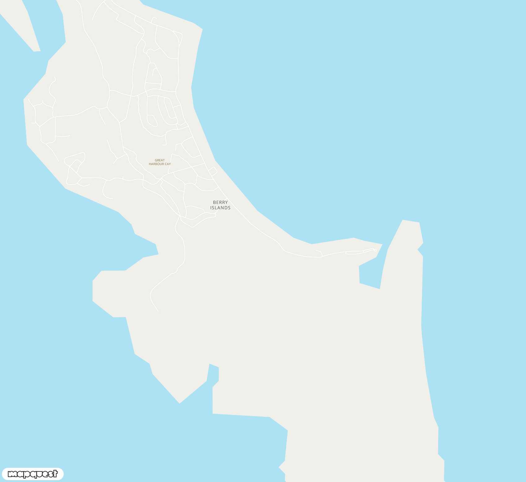 Carte de Great Harbour Cay <span>airport (GHC)</span>