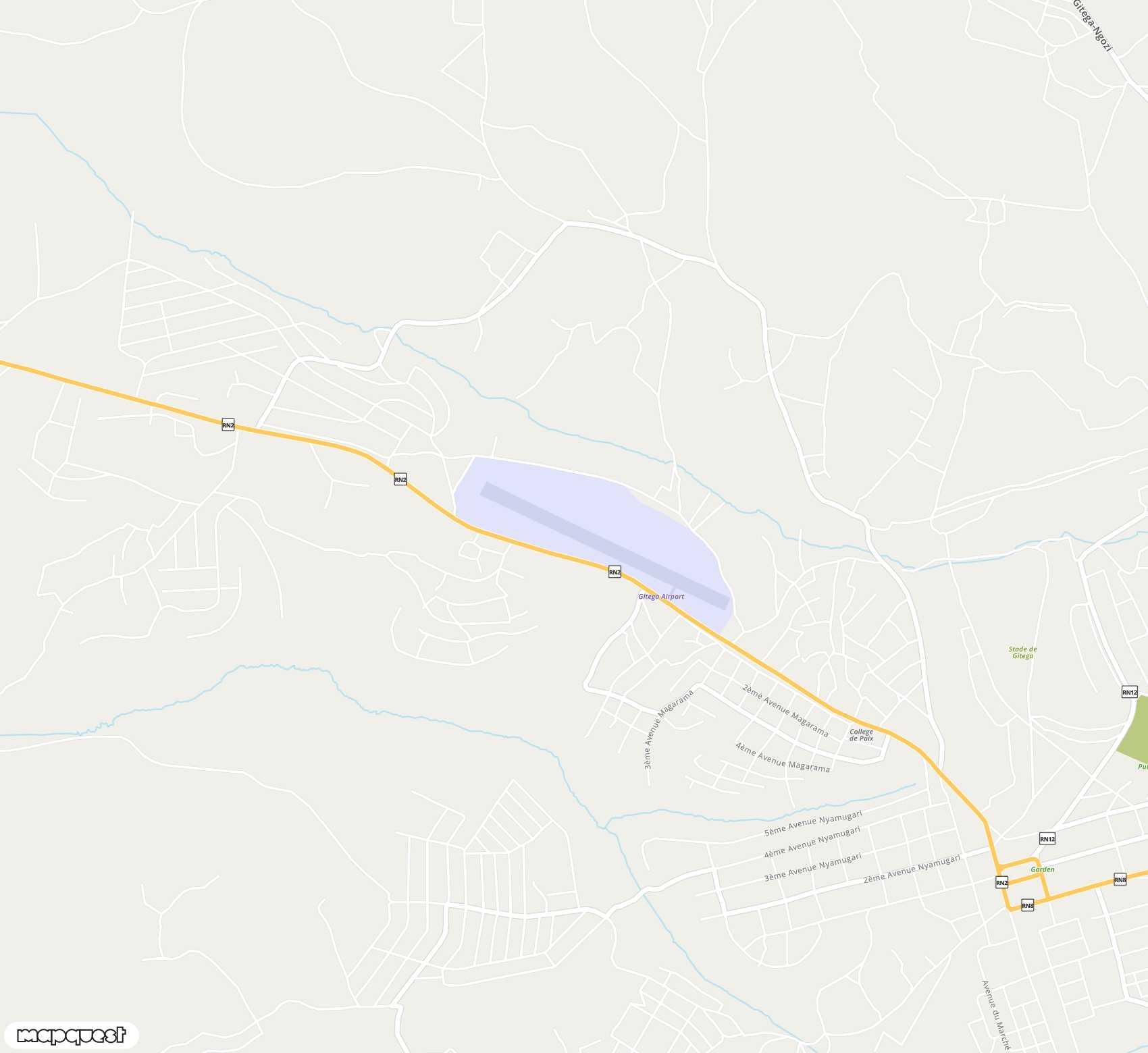 Carte de Gitega <span>airfield (GID)</span>