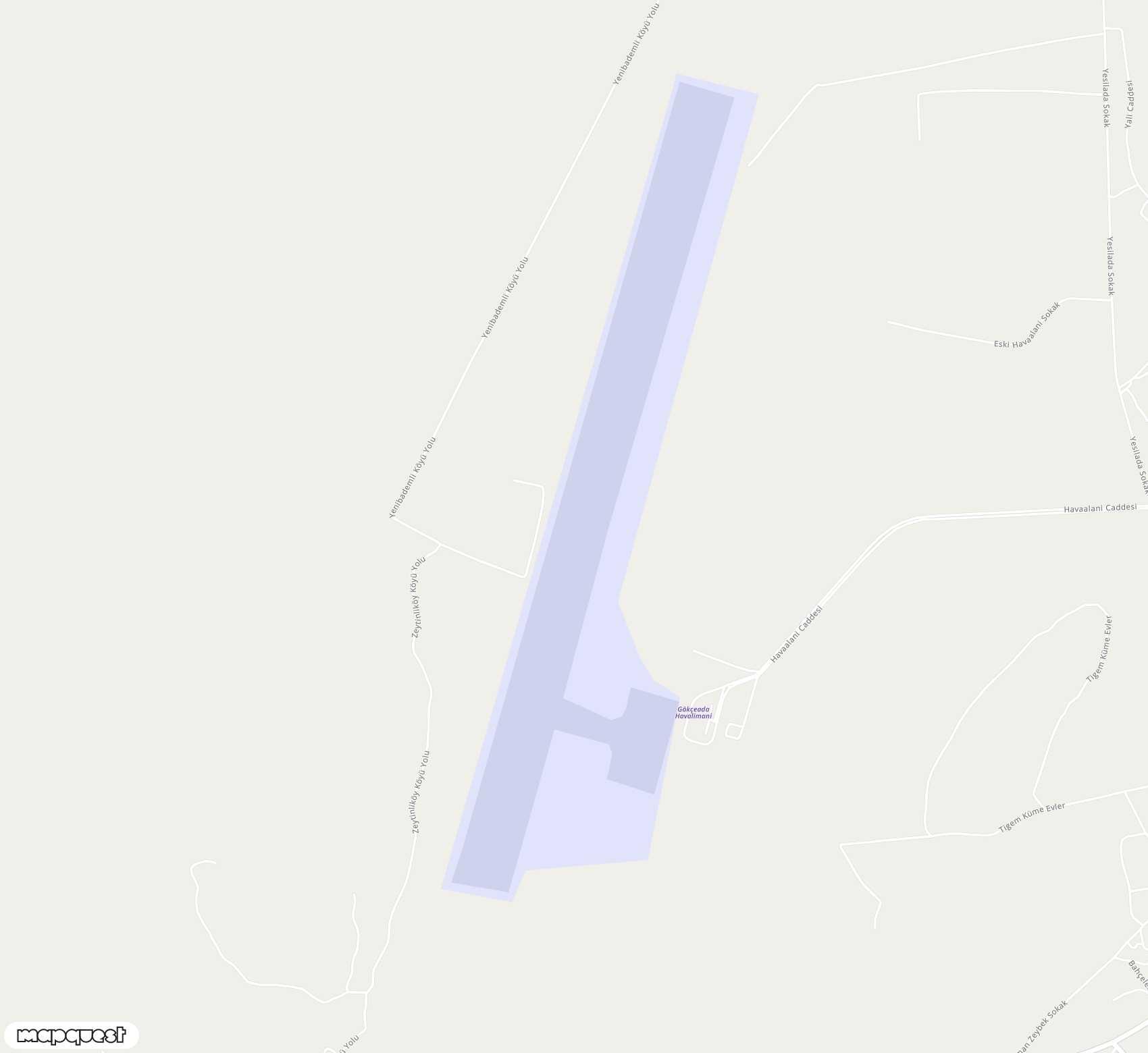 Carte de <span>Aérodrome de </span>Gökçeada<span>(GKD)</span>