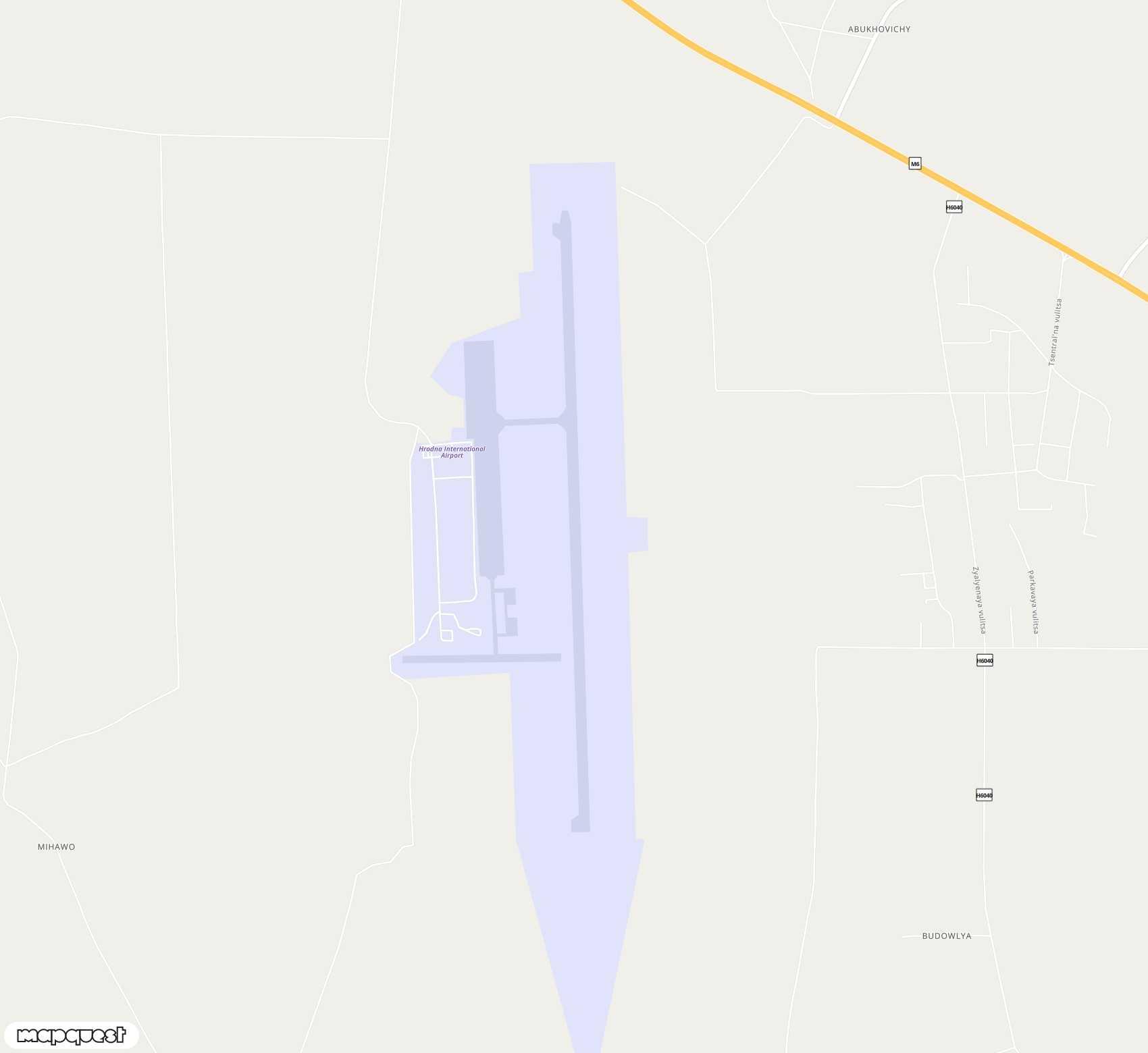 Carte de Hrodna <span>airport (GNA)</span>