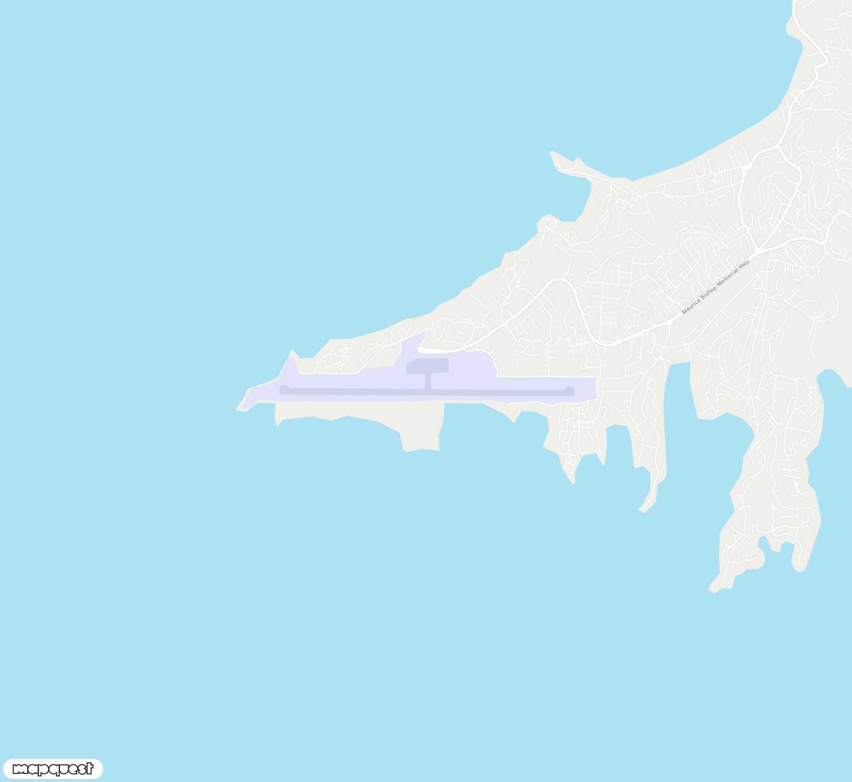 Carte de Point Salines <span>airport (GND)</span>