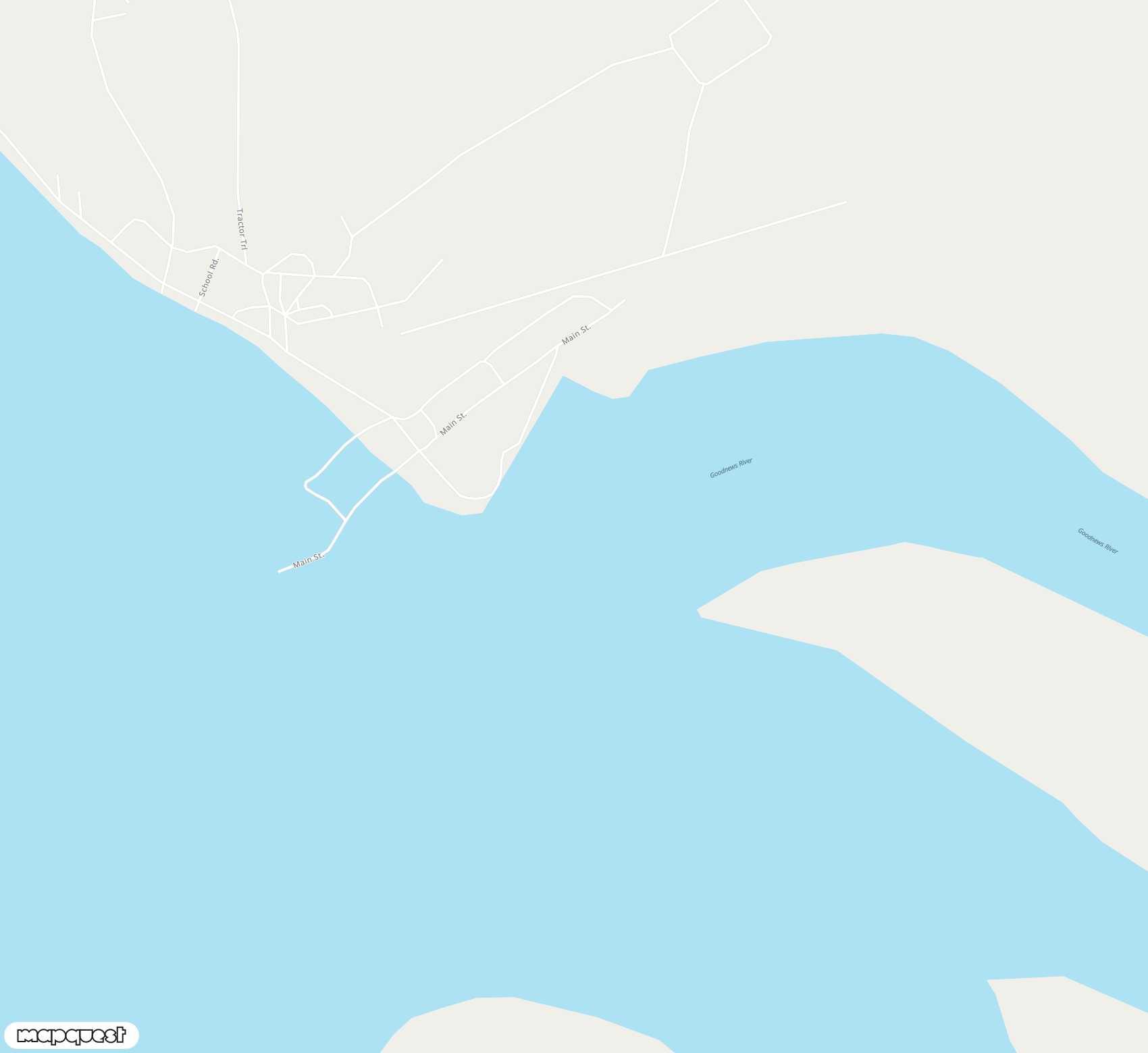 Carte de <span>Aérodrome de </span>Goodnews<span>(GNU)</span>