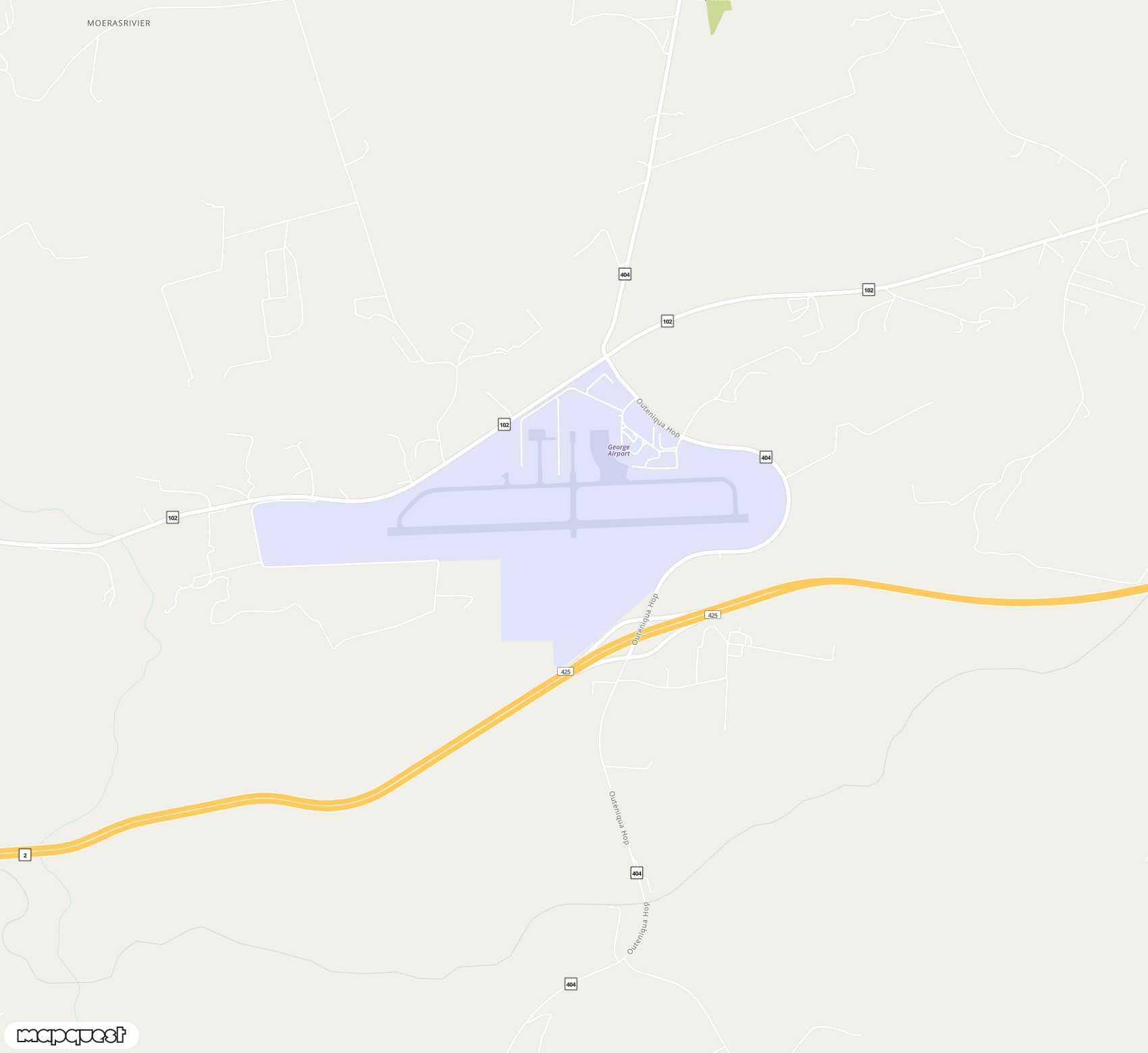 Carte de George <span>airport (GRJ)</span>