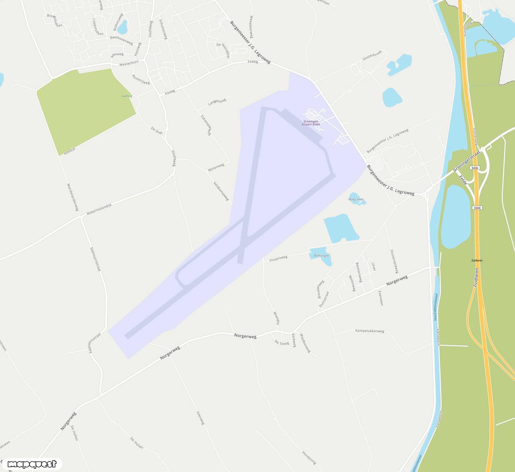 Carte de Eelde <span>airport (GRQ)</span>