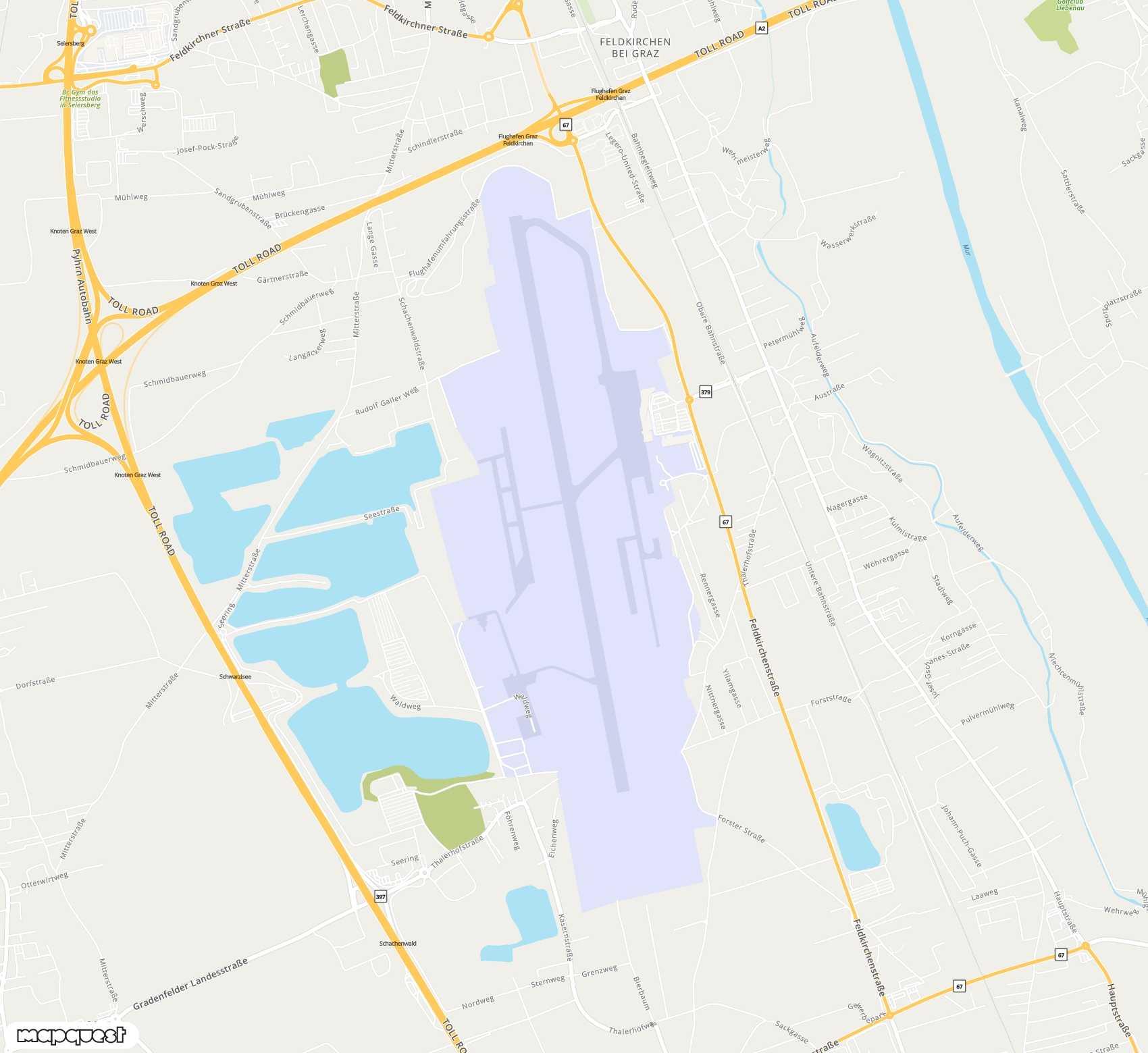 Carte de Graz <span>airport (GRZ)</span>