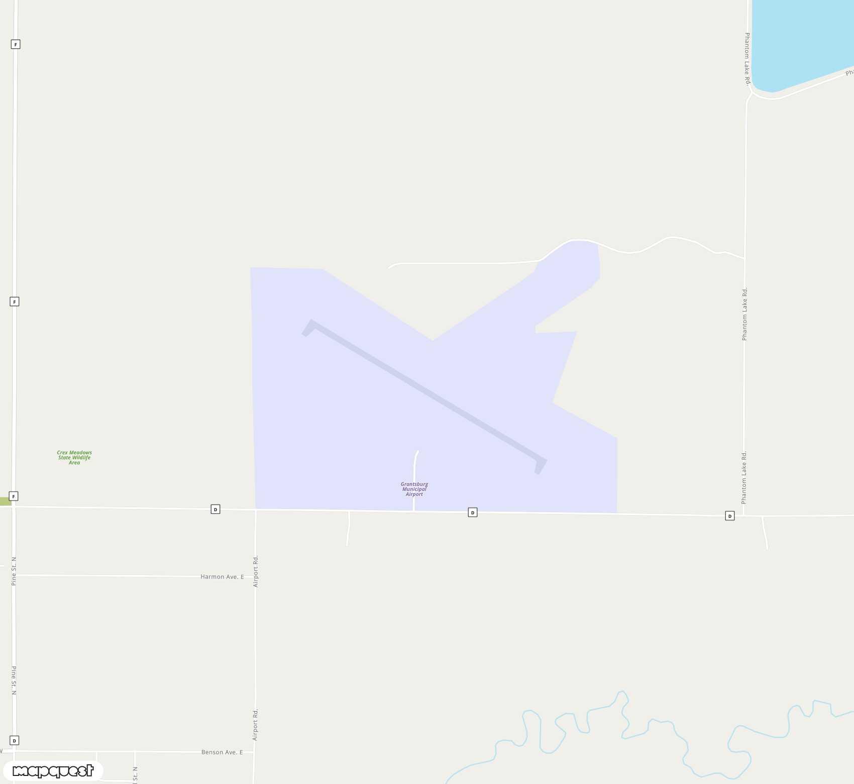 Carte de <span>Aérodrome de </span>Grantsburg Municipal<span>(GTG)</span>