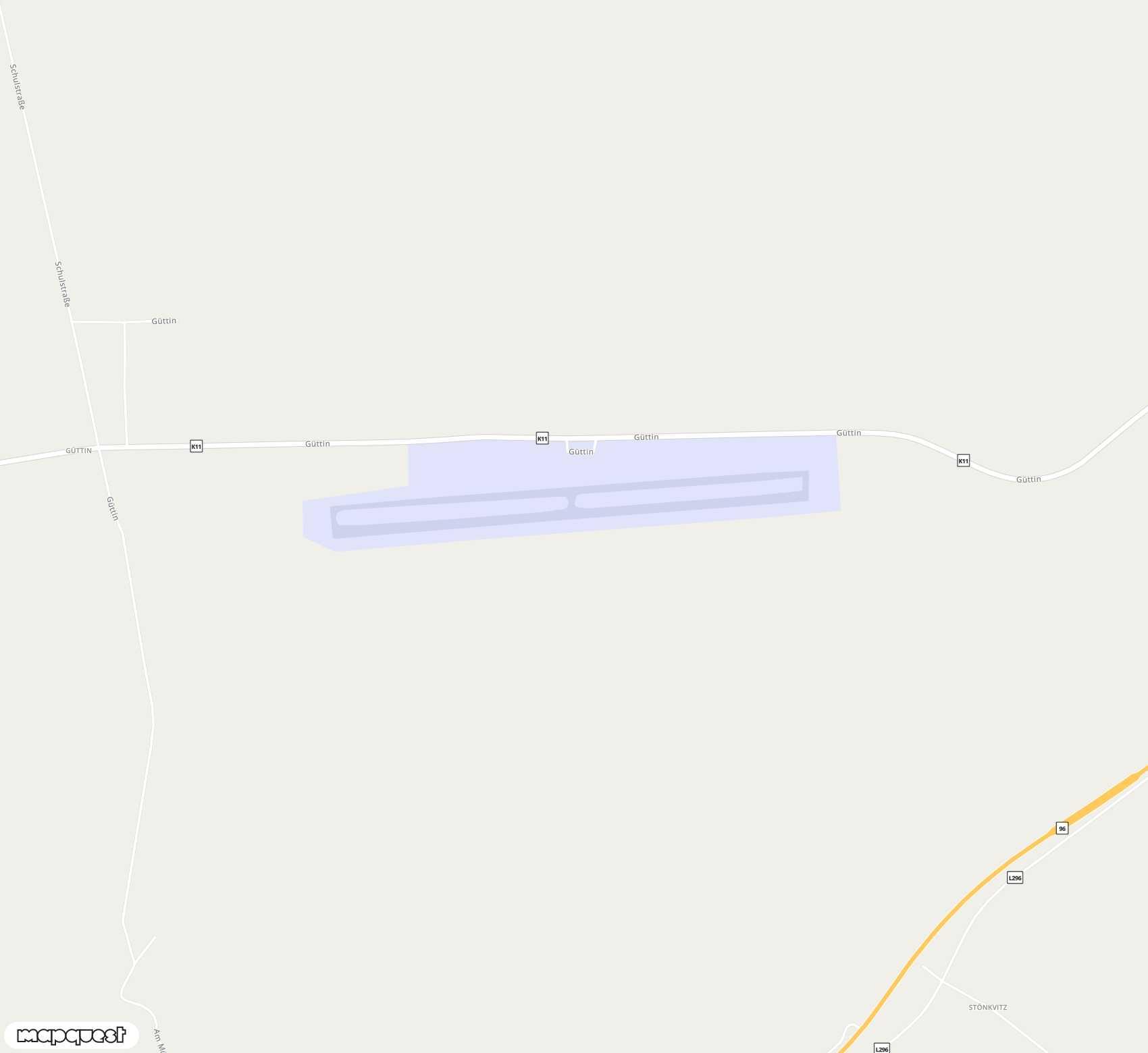 Carte de Flugplatz Güttin / Rügen <span>airfield (GTI)</span>