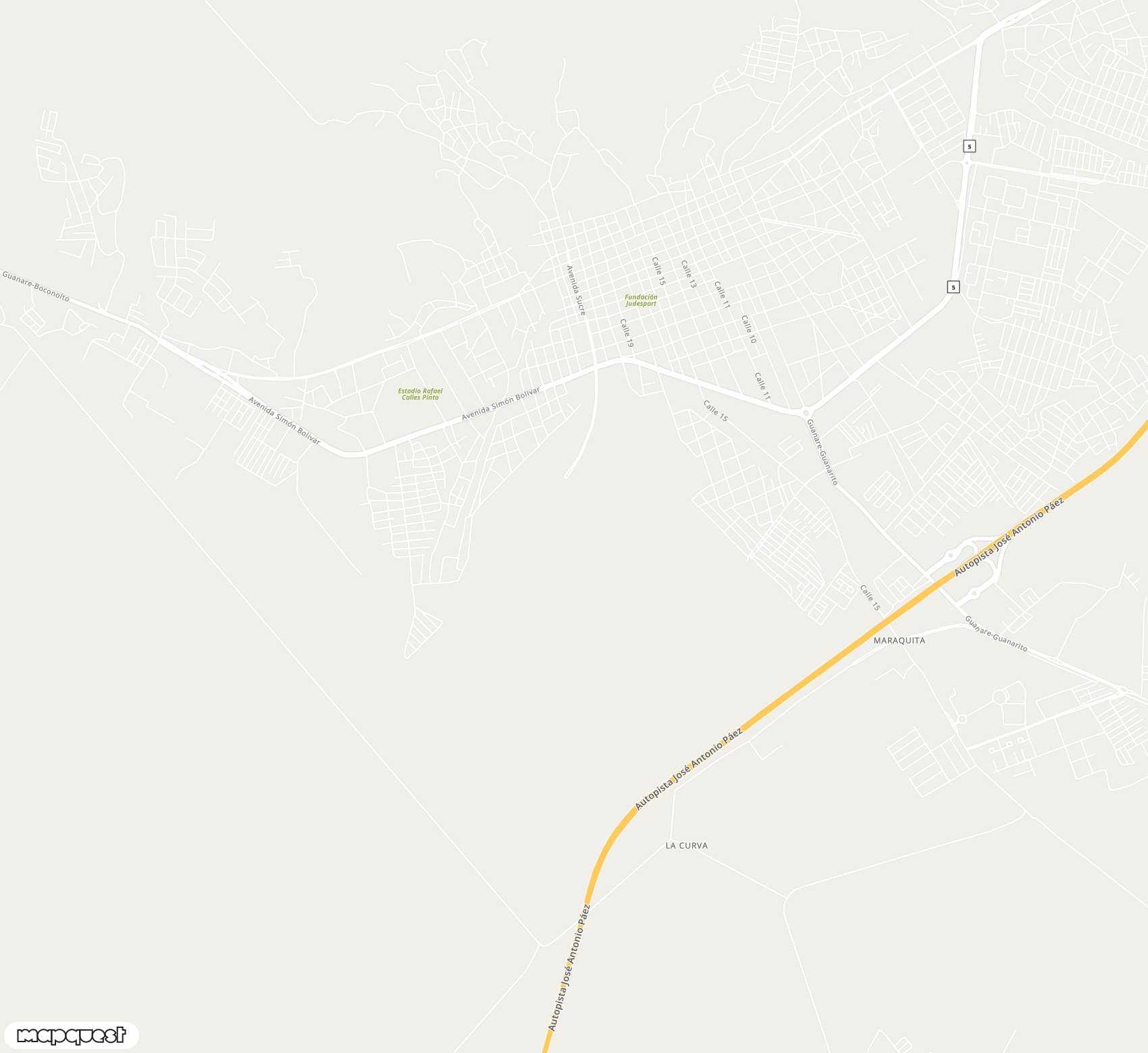 Carte de <span>Aéroport de </span>Guanare<span>(GUQ)</span>