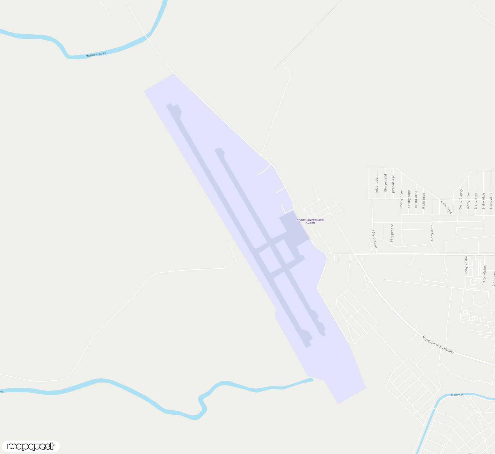 Carte de Atyrau <span>airport (GUW)</span>