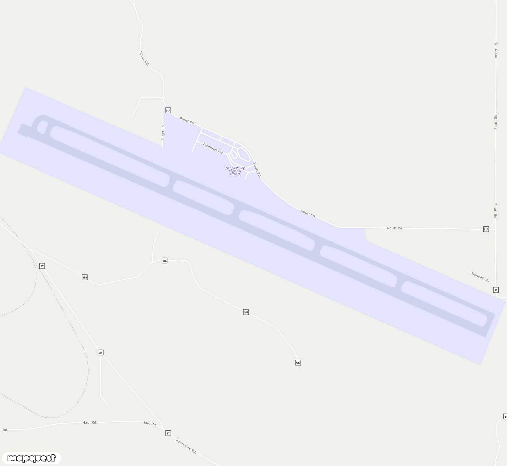 Carte de <span>Aérodrome de </span>Yampa Valley<span>(HDN)</span>