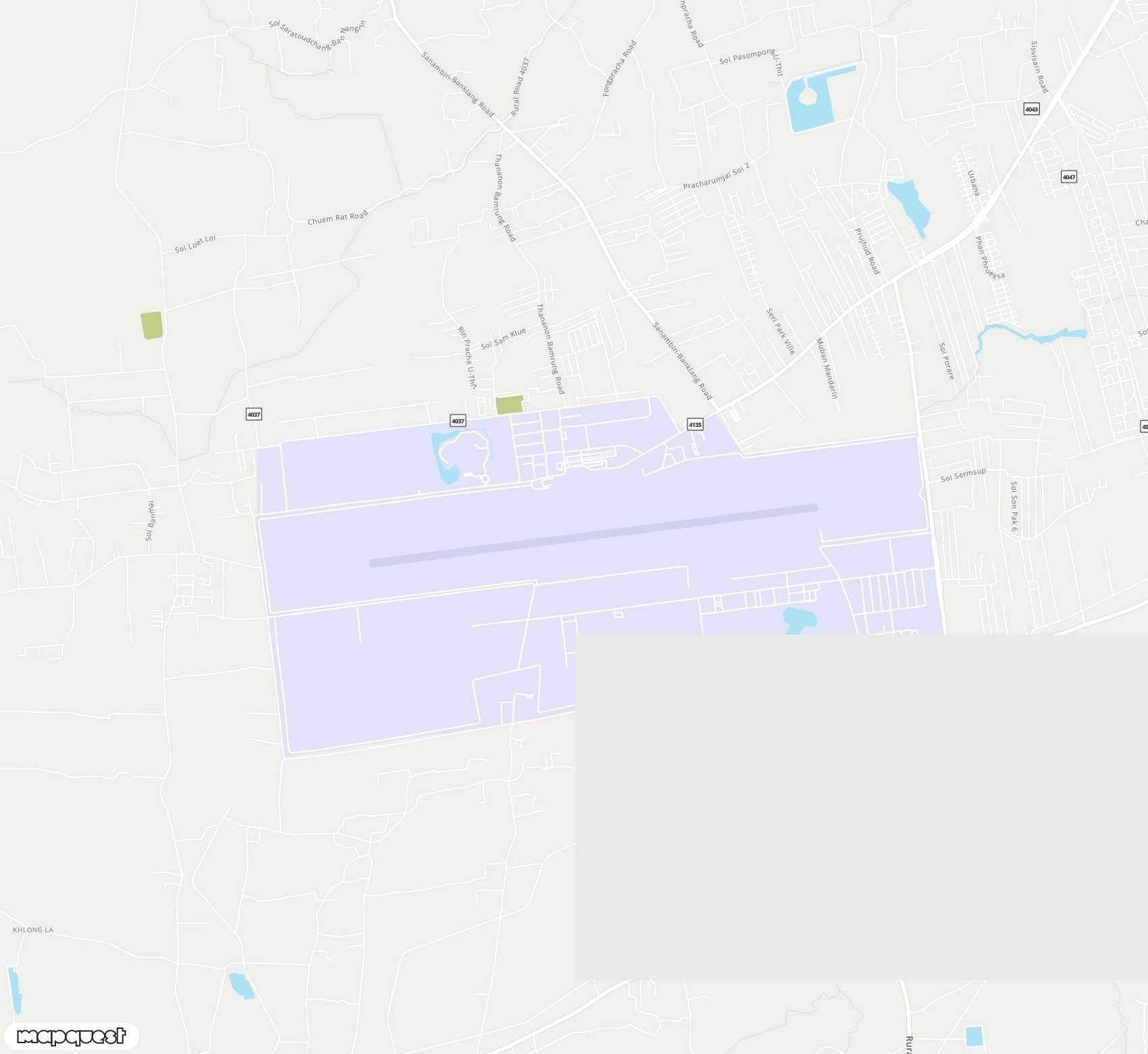 Carte de <span>Aéroport de </span>Hat Yai<span>(HDY)</span>