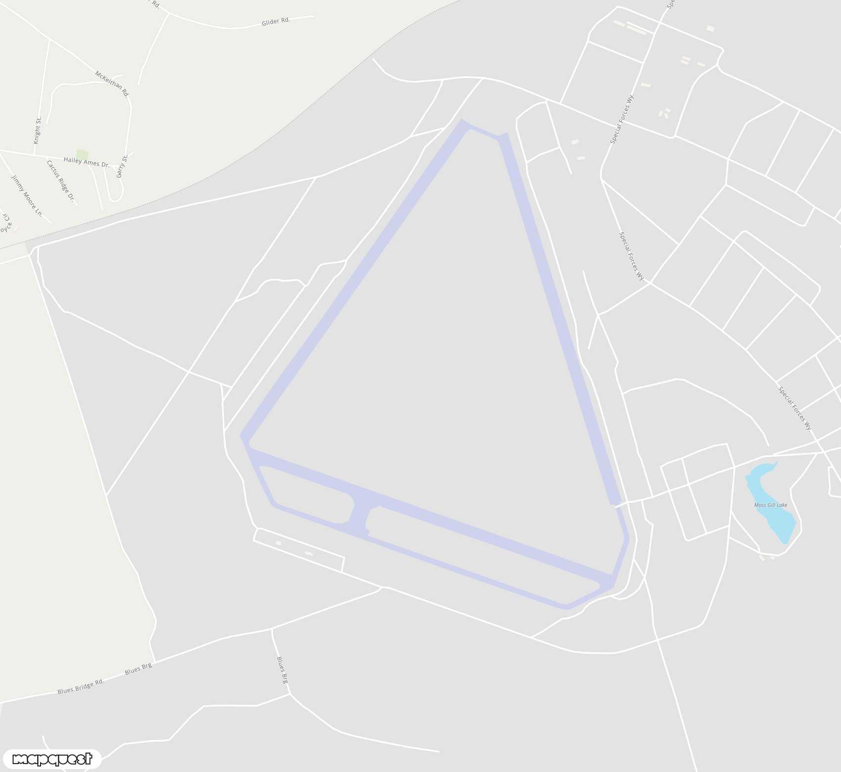 Carte de <span>Aérodrome de </span>Mackall Army Air Field<span>(HFF)</span>