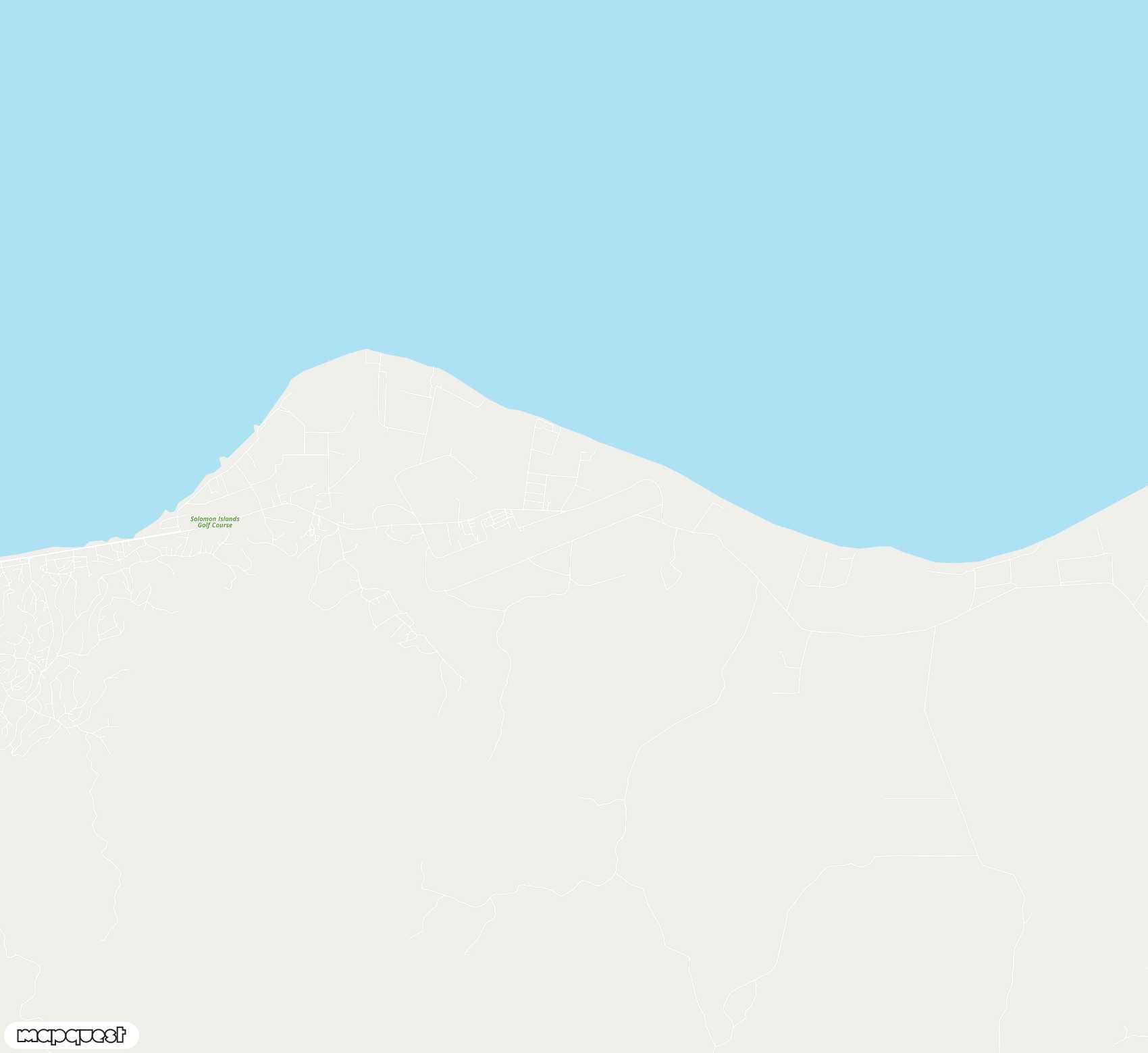 Carte de Honiara <span>international airport (HIR)</span>
