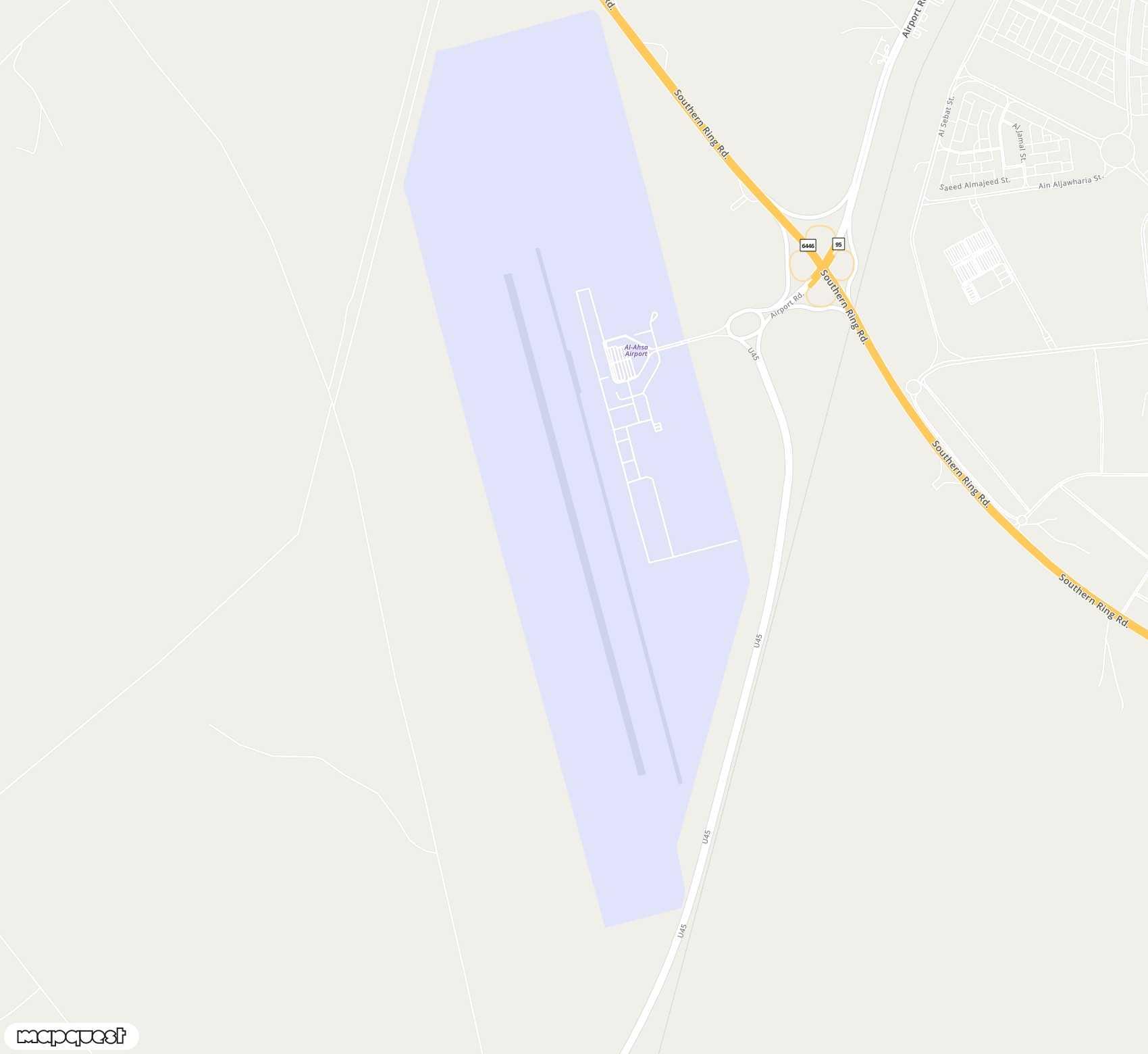 Carte de Al-Ahsa <span>airport (HOF)</span>