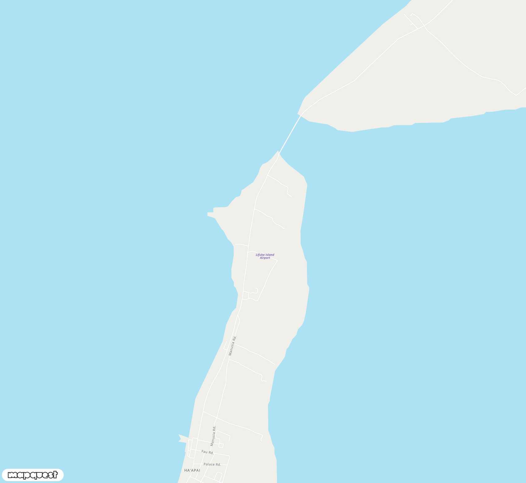 Carte de Lifuka Island <span>airport (HPA)</span>