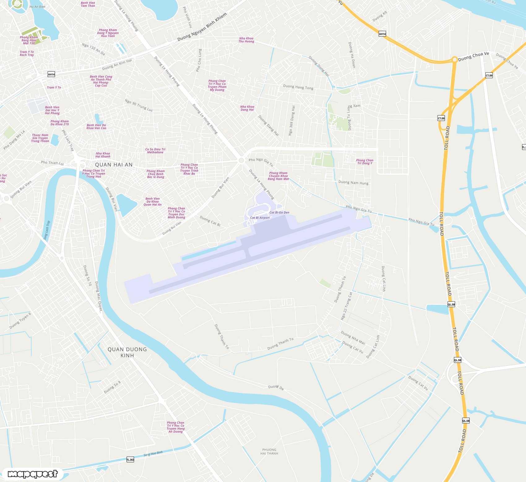 Carte de Cat Bi <span>airport (HPH)</span>