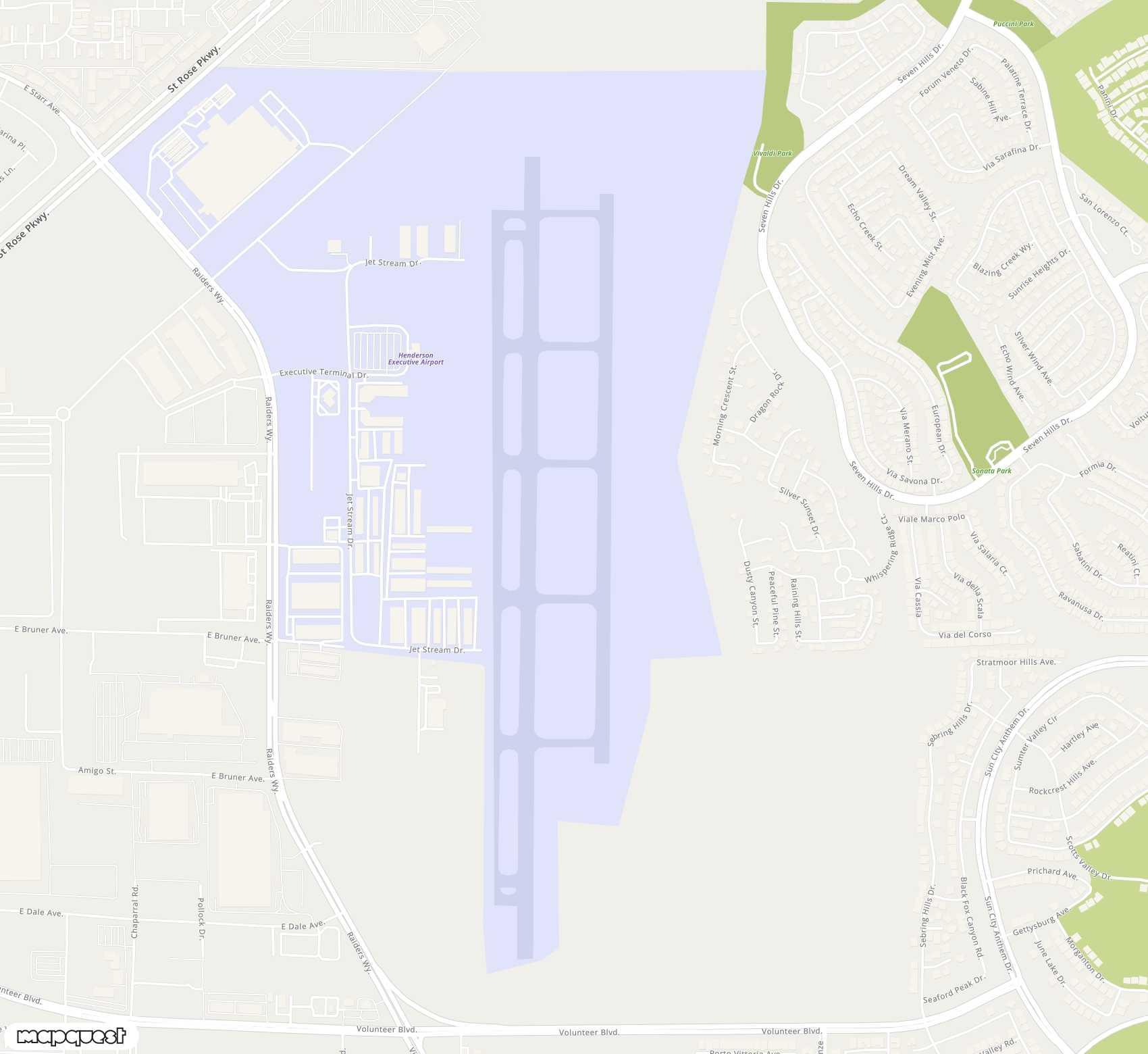 Carte de <span>Aérodrome de </span>Henderson Executive<span>(HSH)</span>