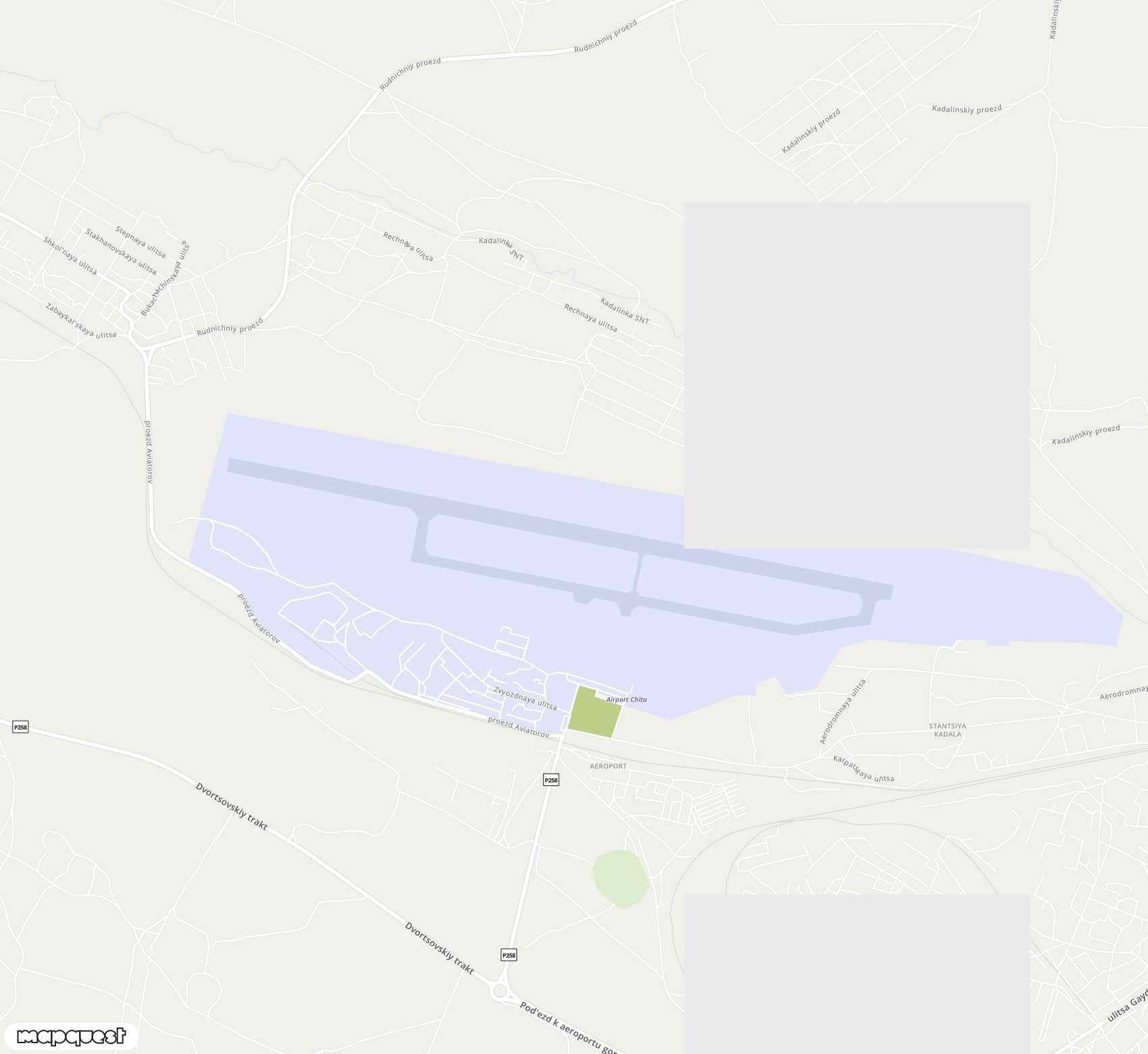 Carte de <span>Aéroport de </span>Chita-Kadala<span>(HTA)</span>