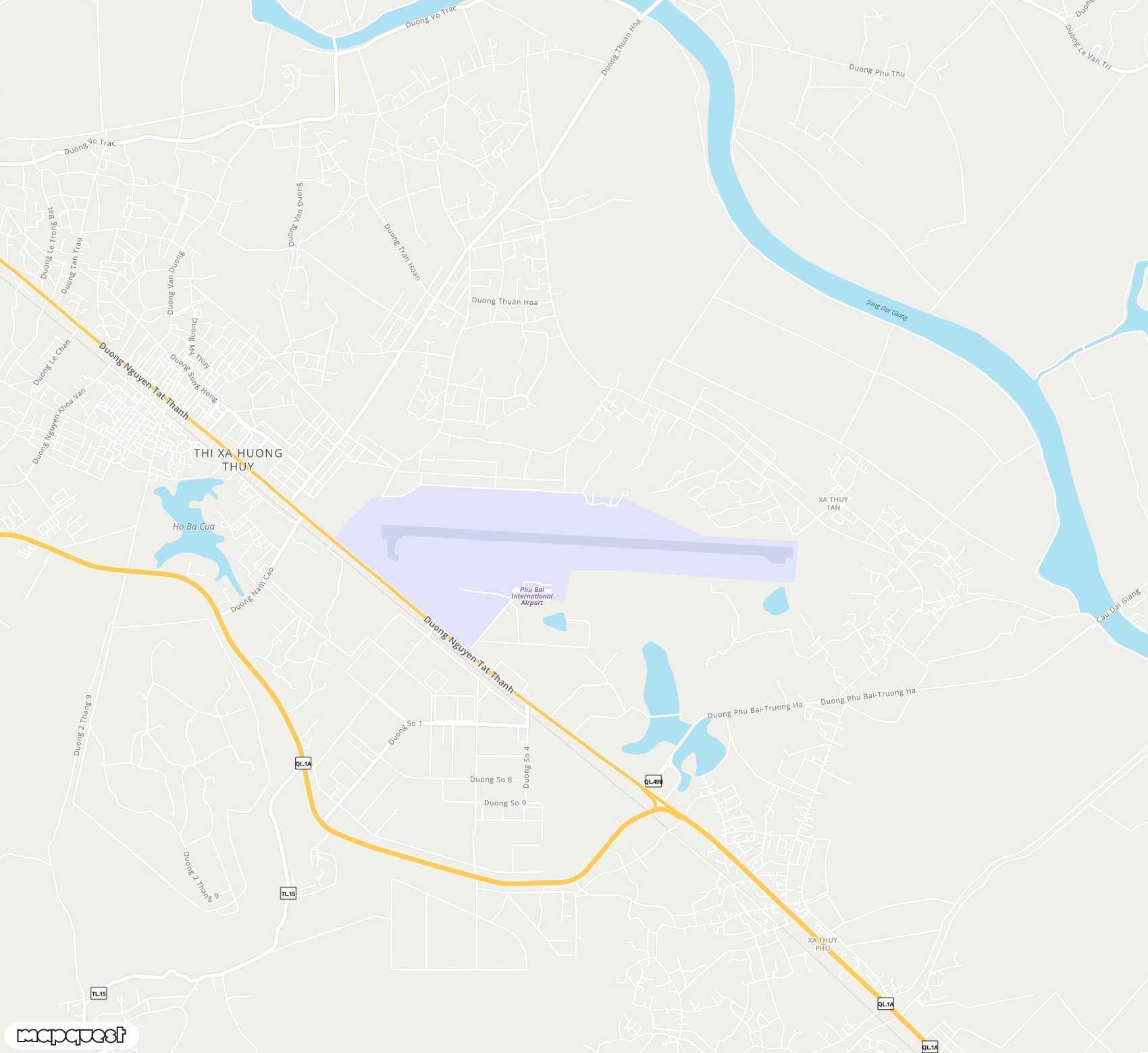 Carte de Phu Bai <span>airport (HUI)</span>