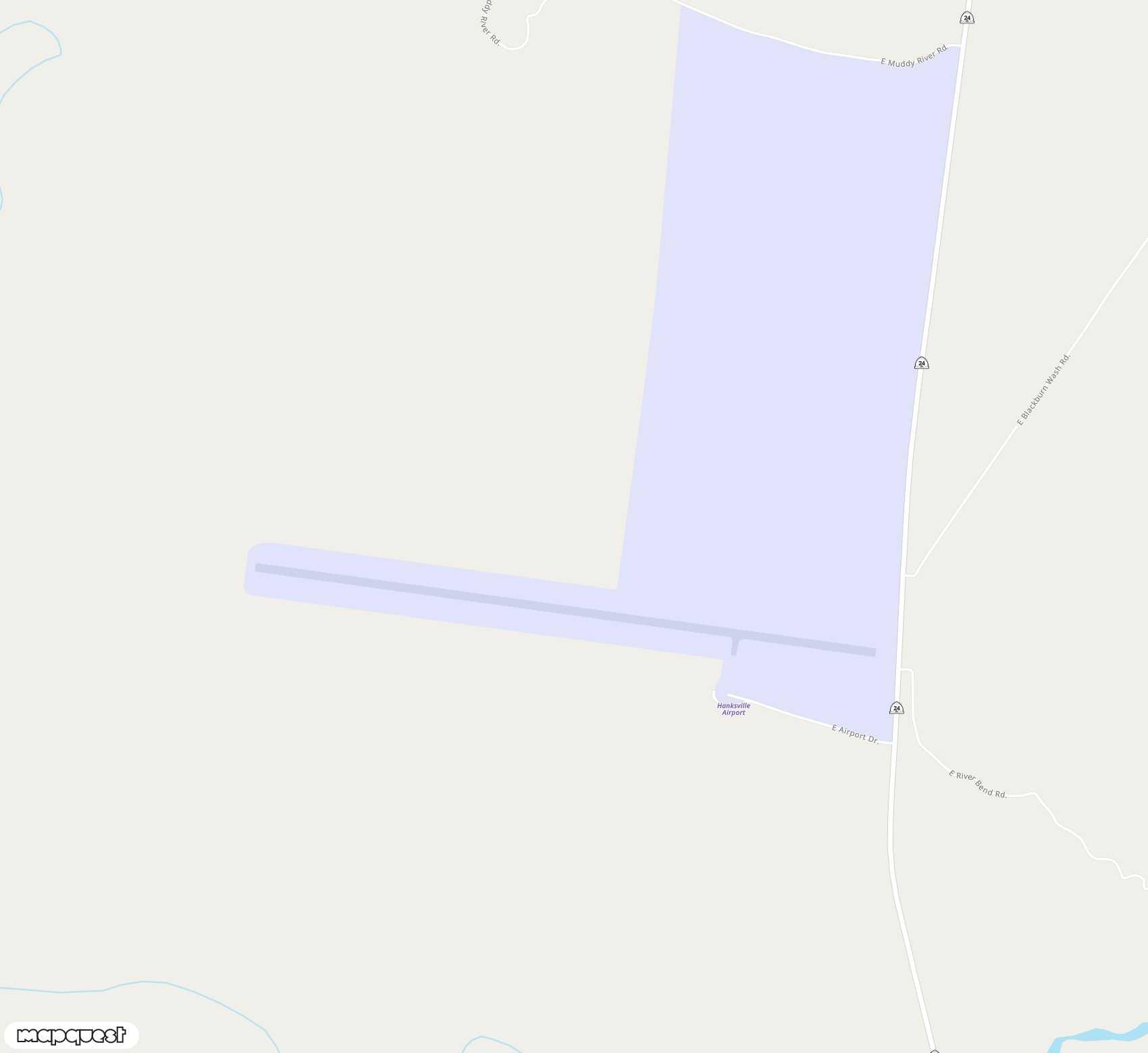 Carte de <span>Aérodrome de </span>Hanksville<span>(HVE)</span>