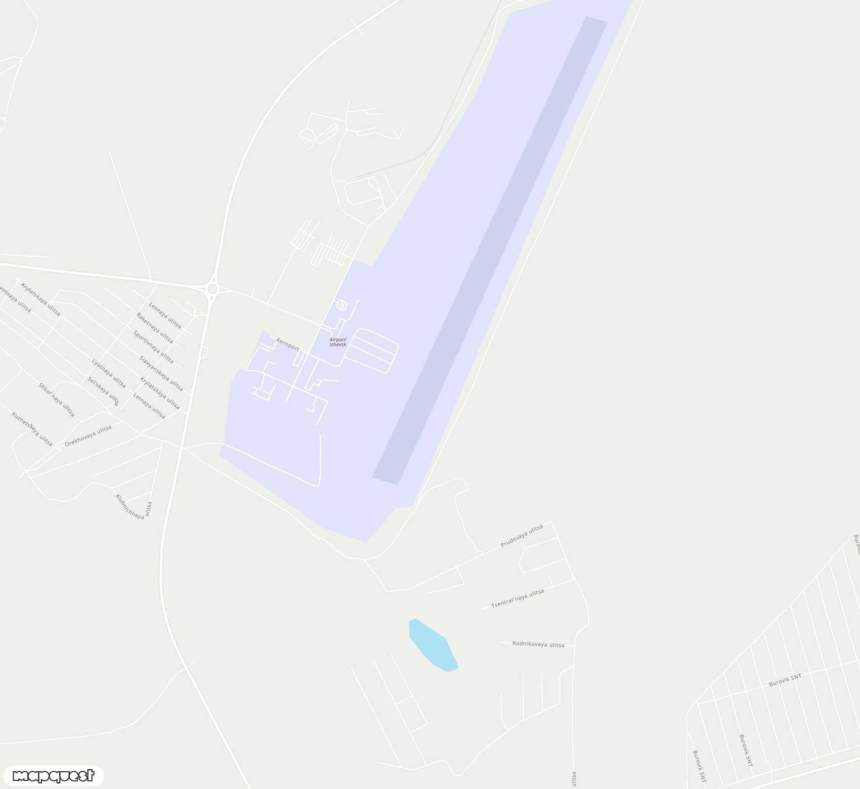 Carte de Izhevsk <span>airport (IJK)</span>