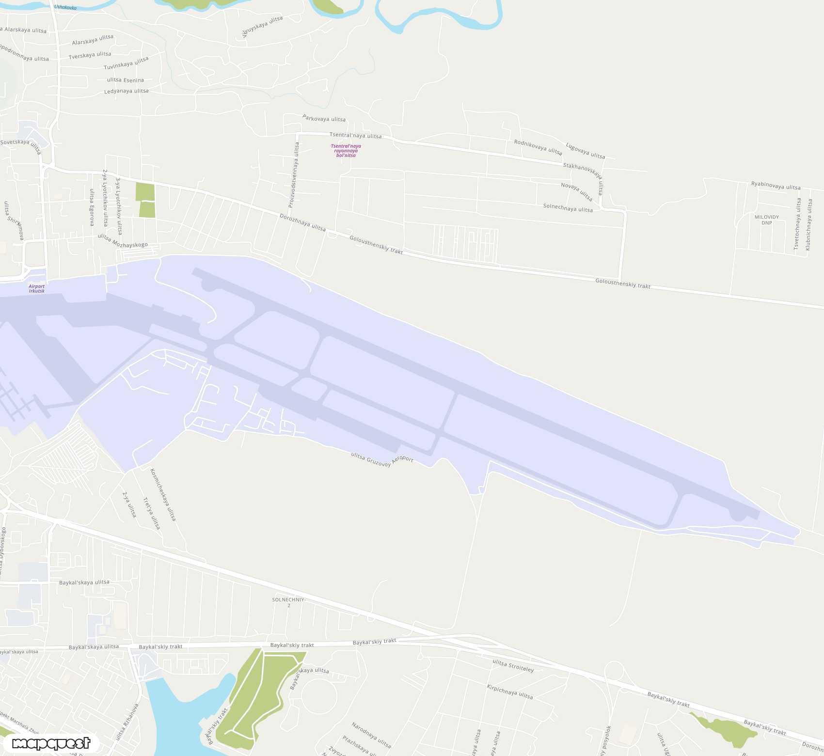 Carte de <span>Aéroport de </span>Irkutsk<span>(IKT)</span>