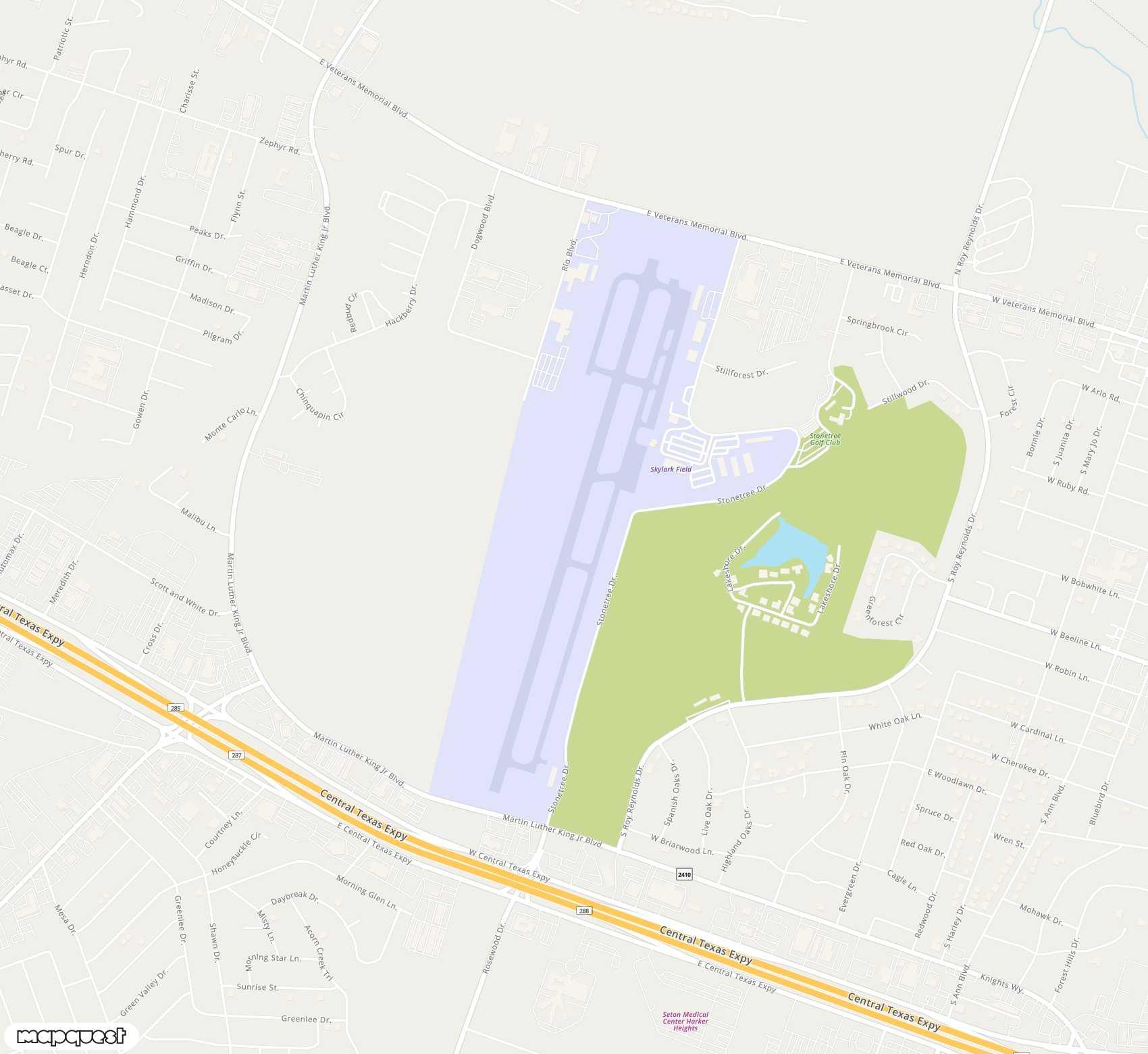 Carte de <span>Aérodrome de </span>Skylark Field<span>(ILE)</span>