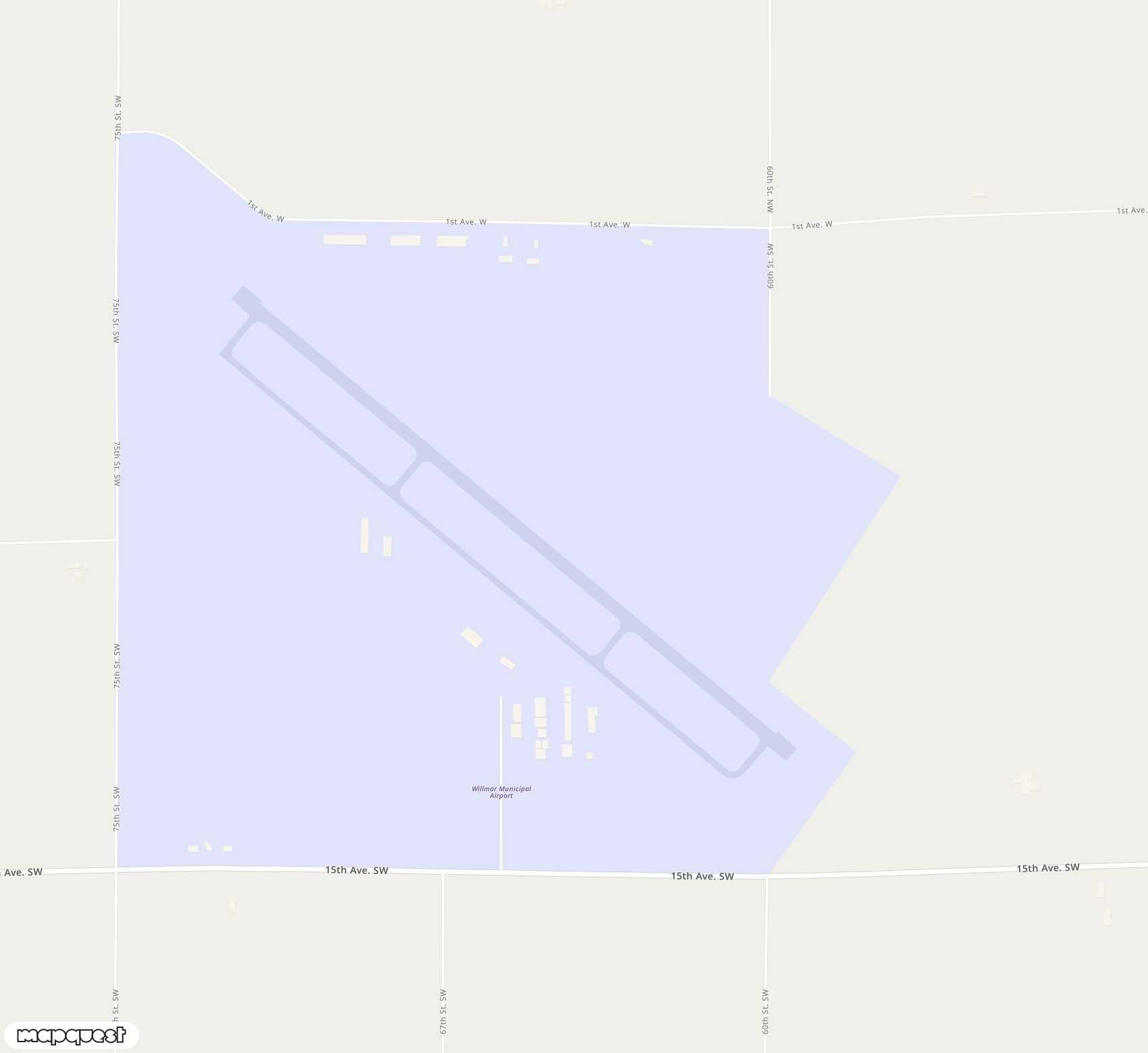 Carte de <span>Aérodrome de </span>Willmar Municipal -John L Rice Field<span>(ILL)</span>