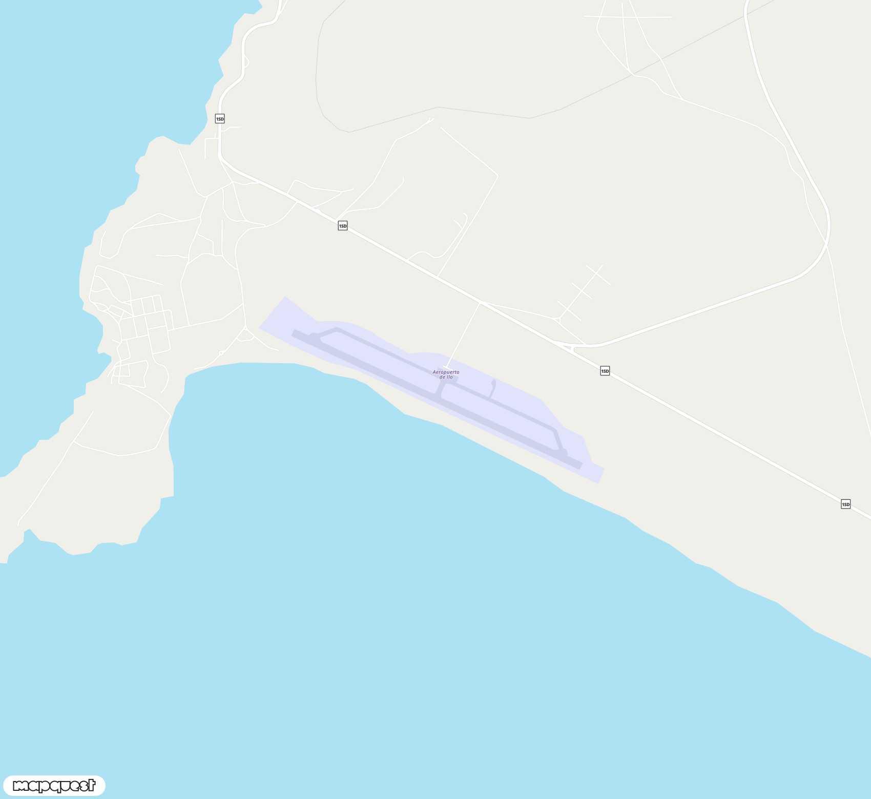 Carte de Ilo <span>airport (ILQ)</span>