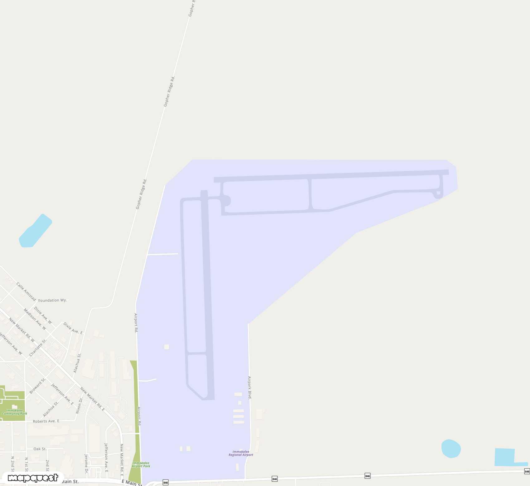 Carte de <span>Aérodrome de </span>Immokalee Regional<span>(IMM)</span>