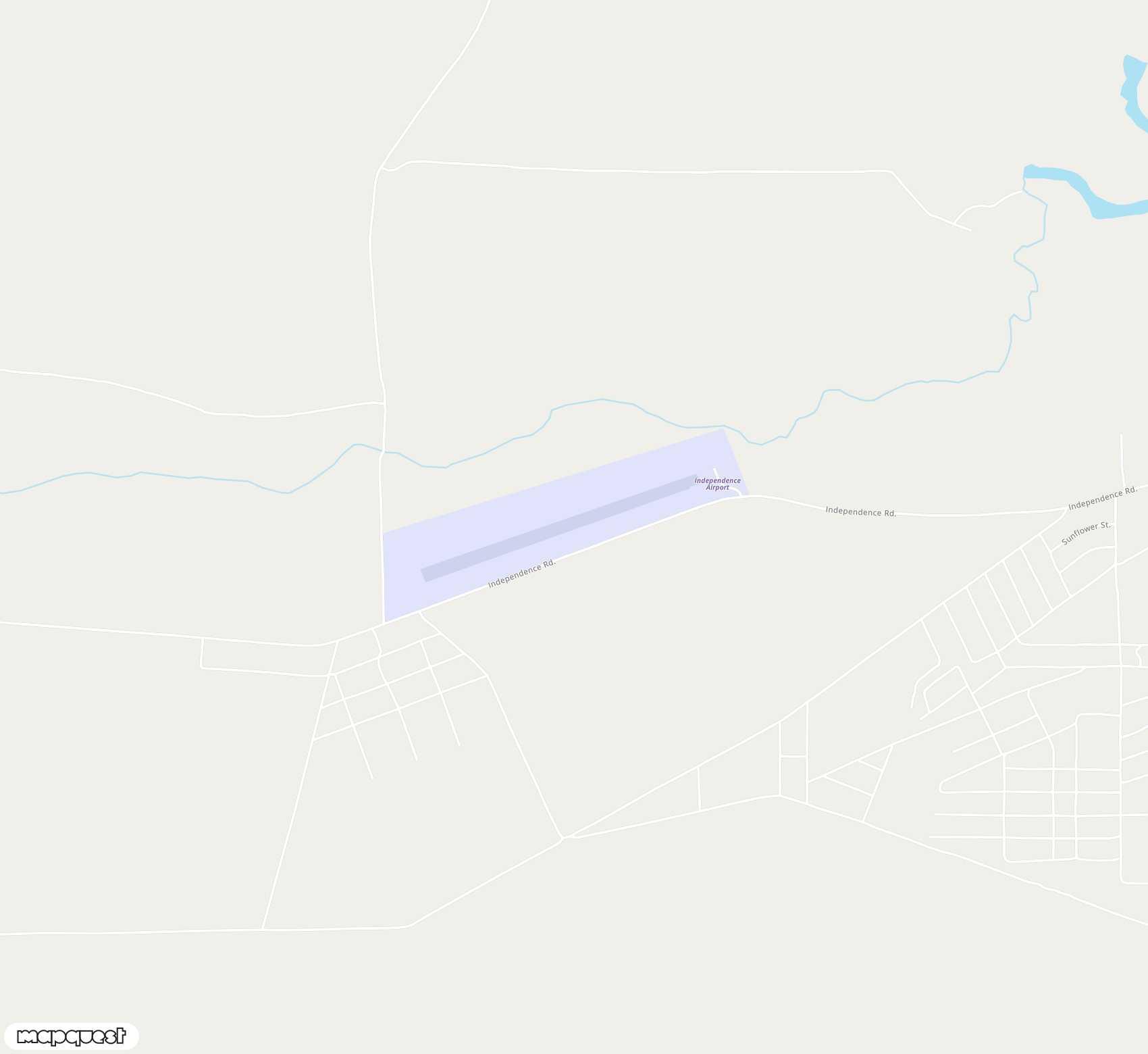 Carte de <span>Aérodrome de </span>Independence<span>(INB)</span>