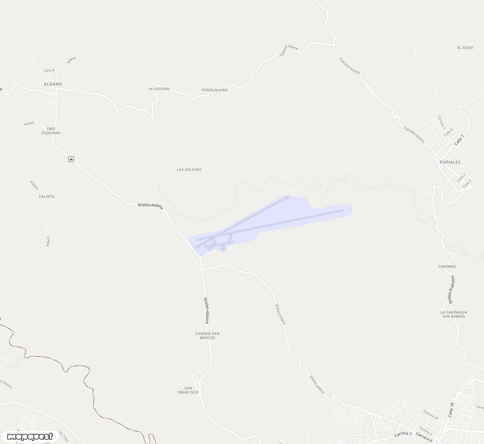 Carte de <span>Aéroport de </span>San Luis<span>(IPI)</span>