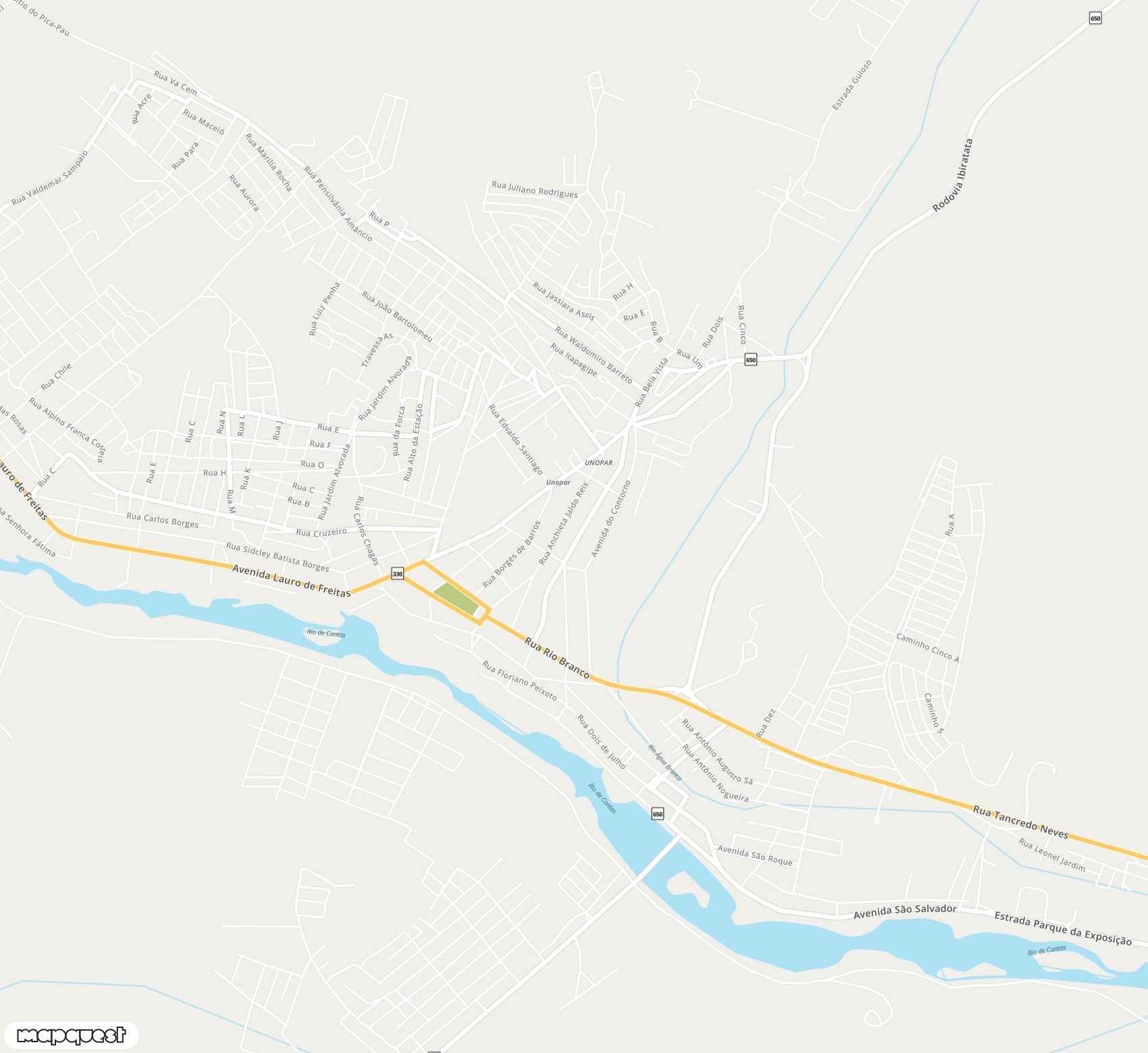 Carte de <span>Aérodrome de </span>Ipiaú<span>(IPU)</span>