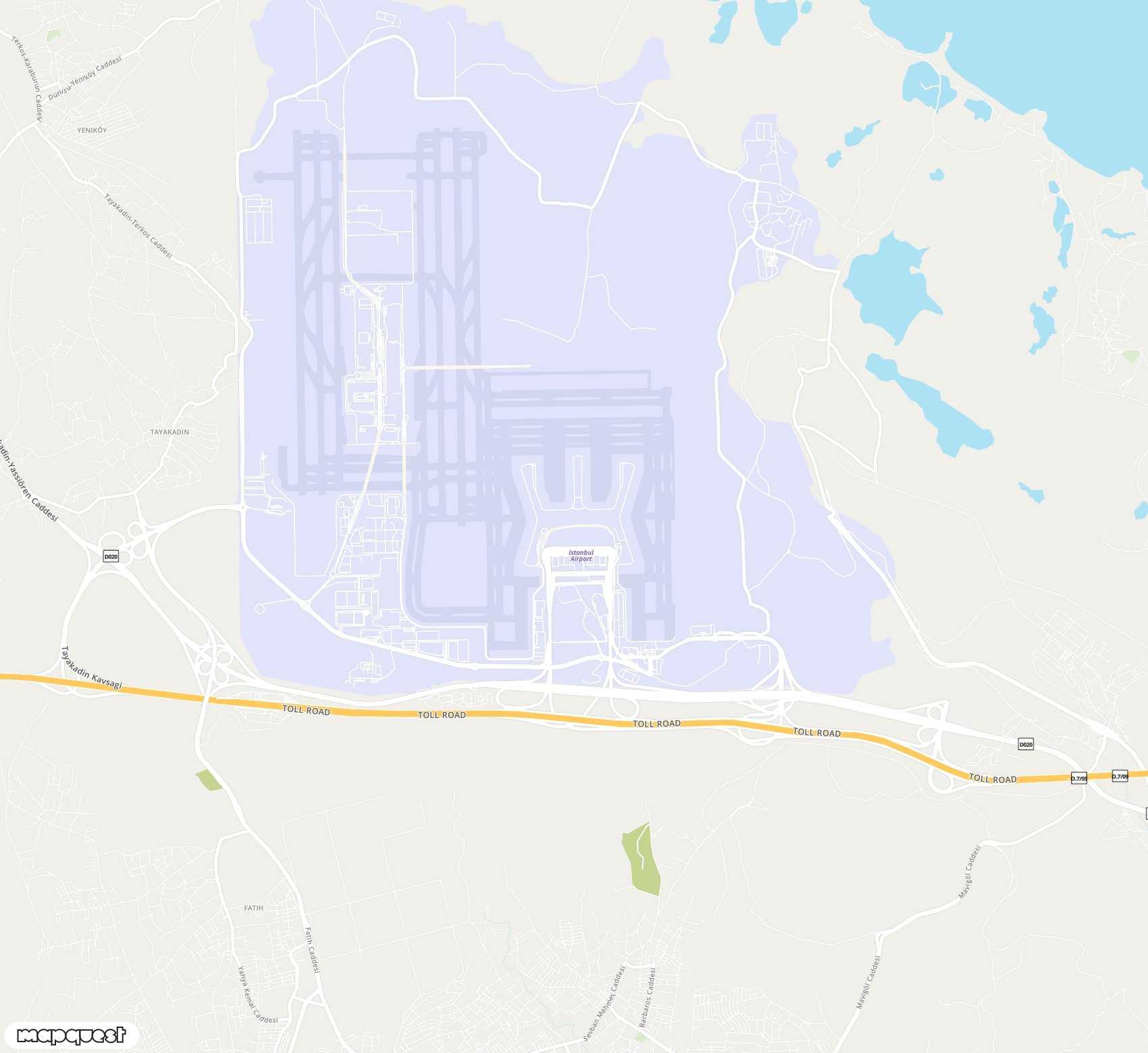 Carte de <span>Aéroport international de </span>?stanbul<span>(IST)</span>