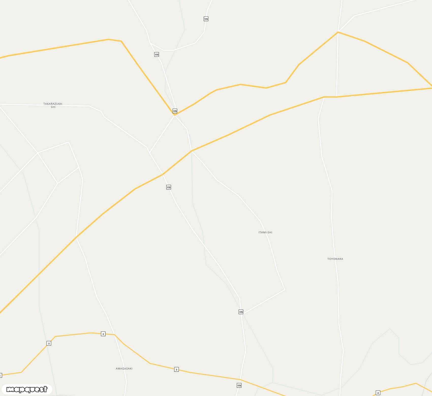 Carte de Osaka <span>international airport (ITM)</span>